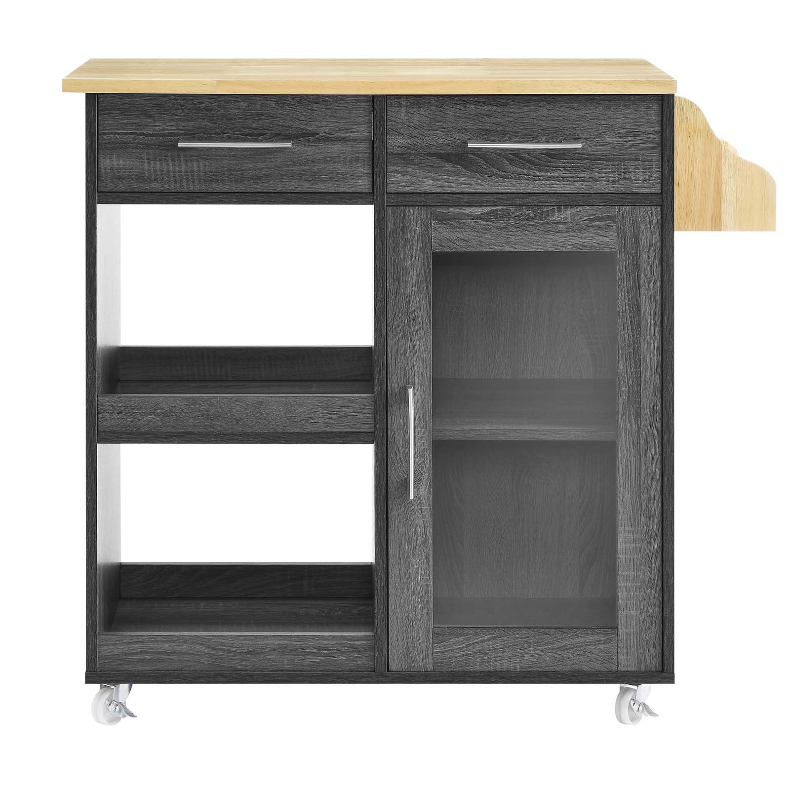 Culinary Kitchen Cart With Spice Rack By Modway - EEI-6277 - Image 5