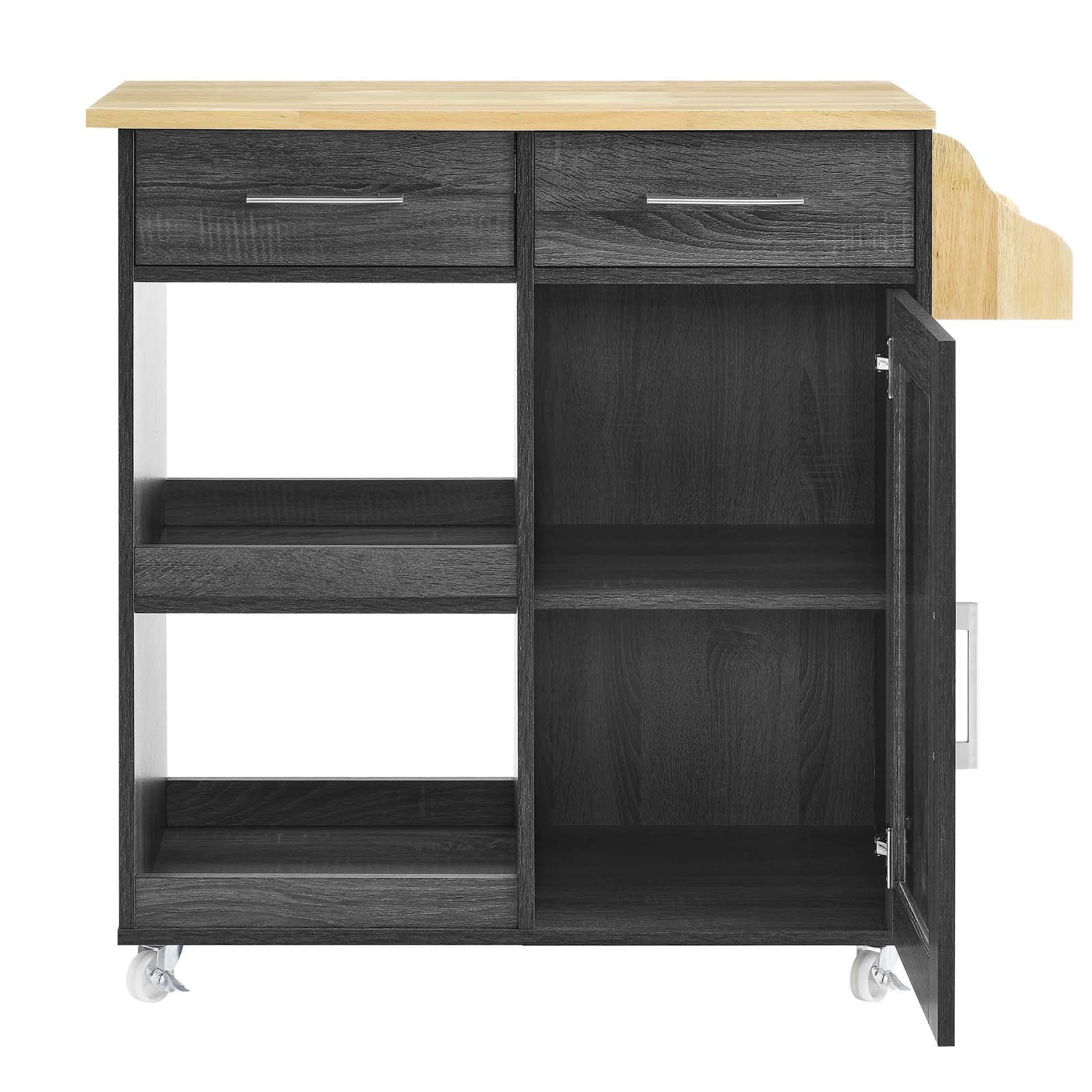 Culinary Kitchen Cart With Spice Rack By Modway - EEI-6277 - Image 6