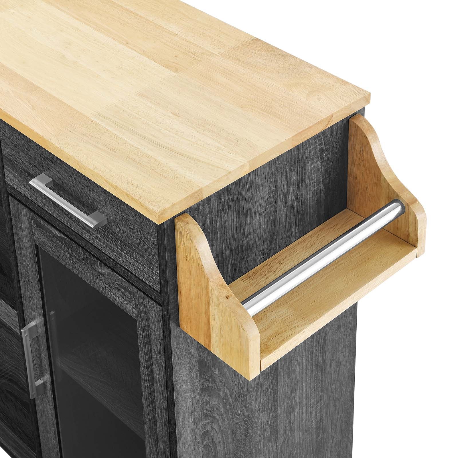 Culinary Kitchen Cart With Spice Rack By Modway - EEI-6277 - Image 8