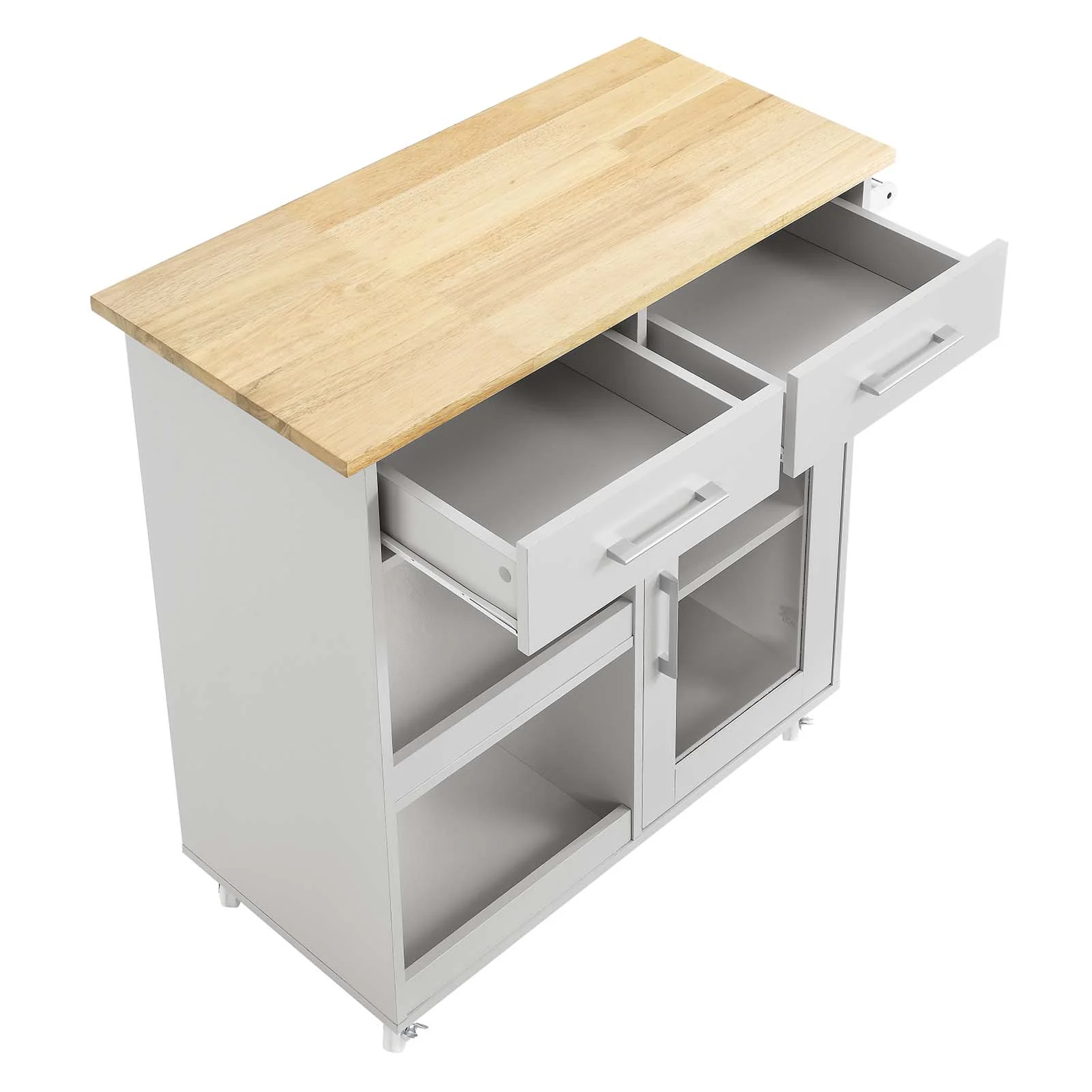 Culinary Kitchen Cart With Towel Bar By Modway - EEI-6275 - Image 18