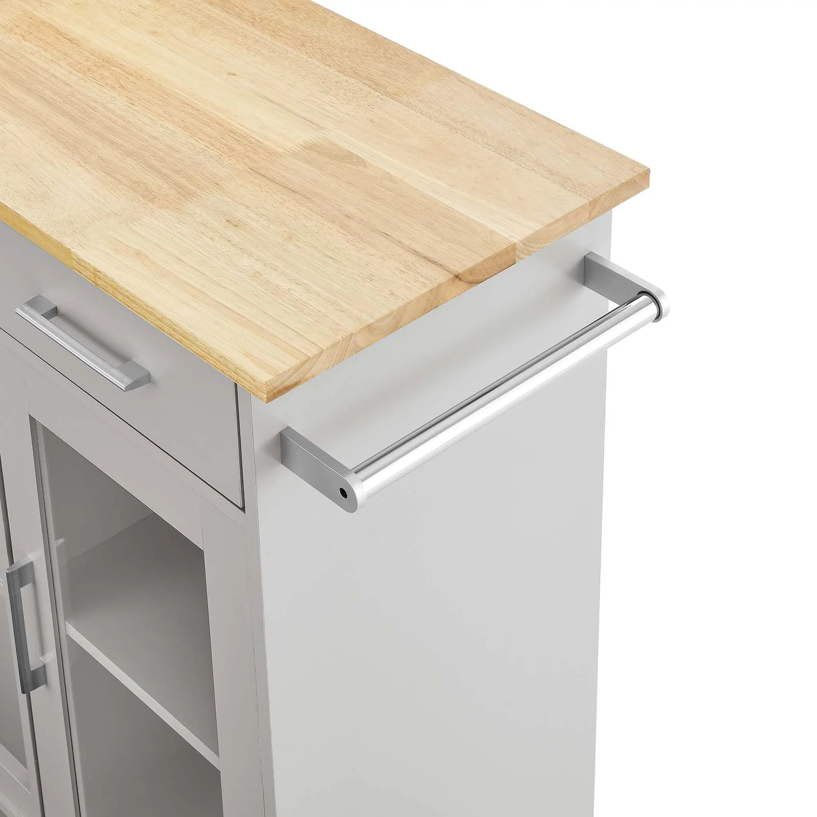 Culinary Kitchen Cart With Towel Bar By Modway - EEI-6275 - Image 19