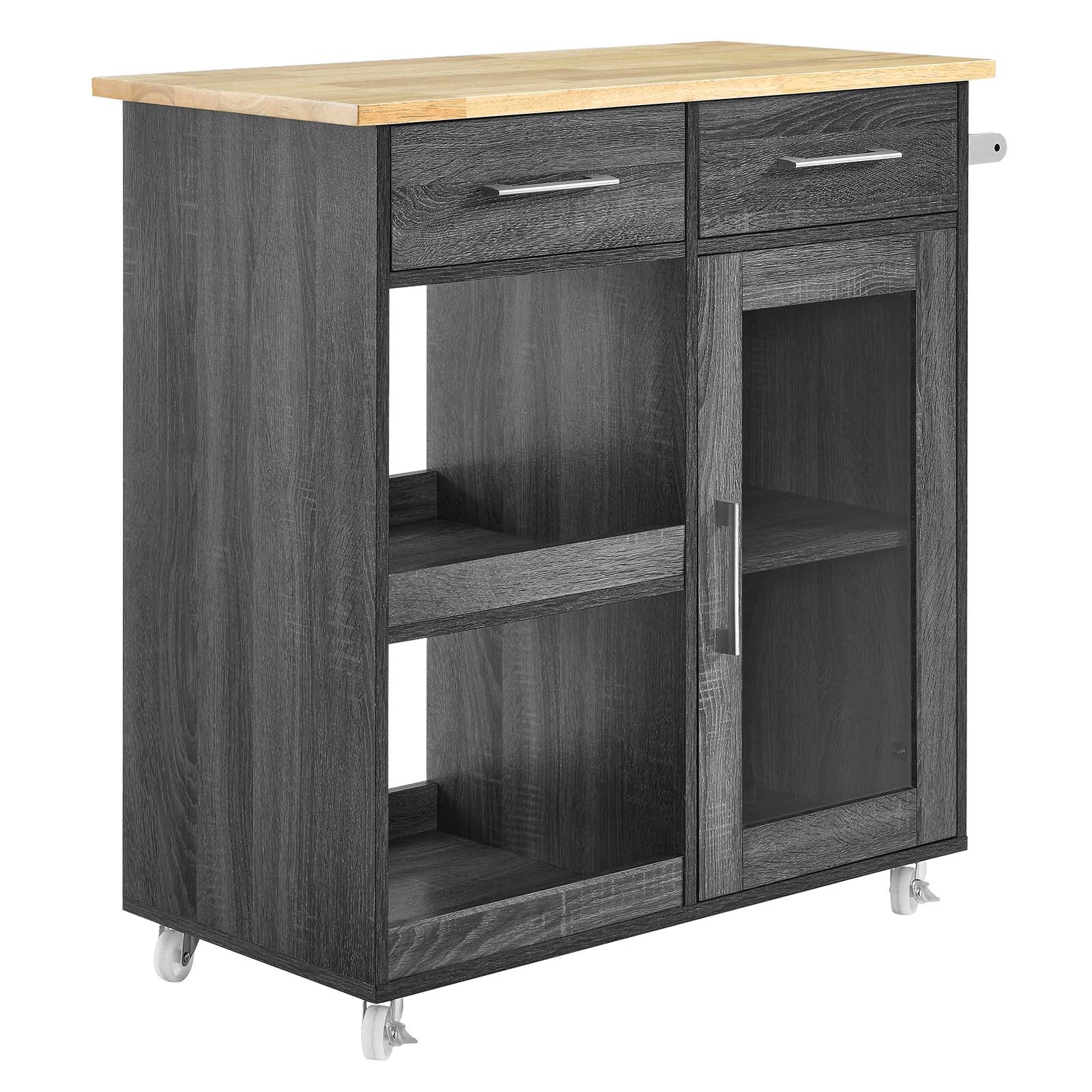 Culinary Kitchen Cart With Towel Bar By Modway - EEI-6275 - Image 2