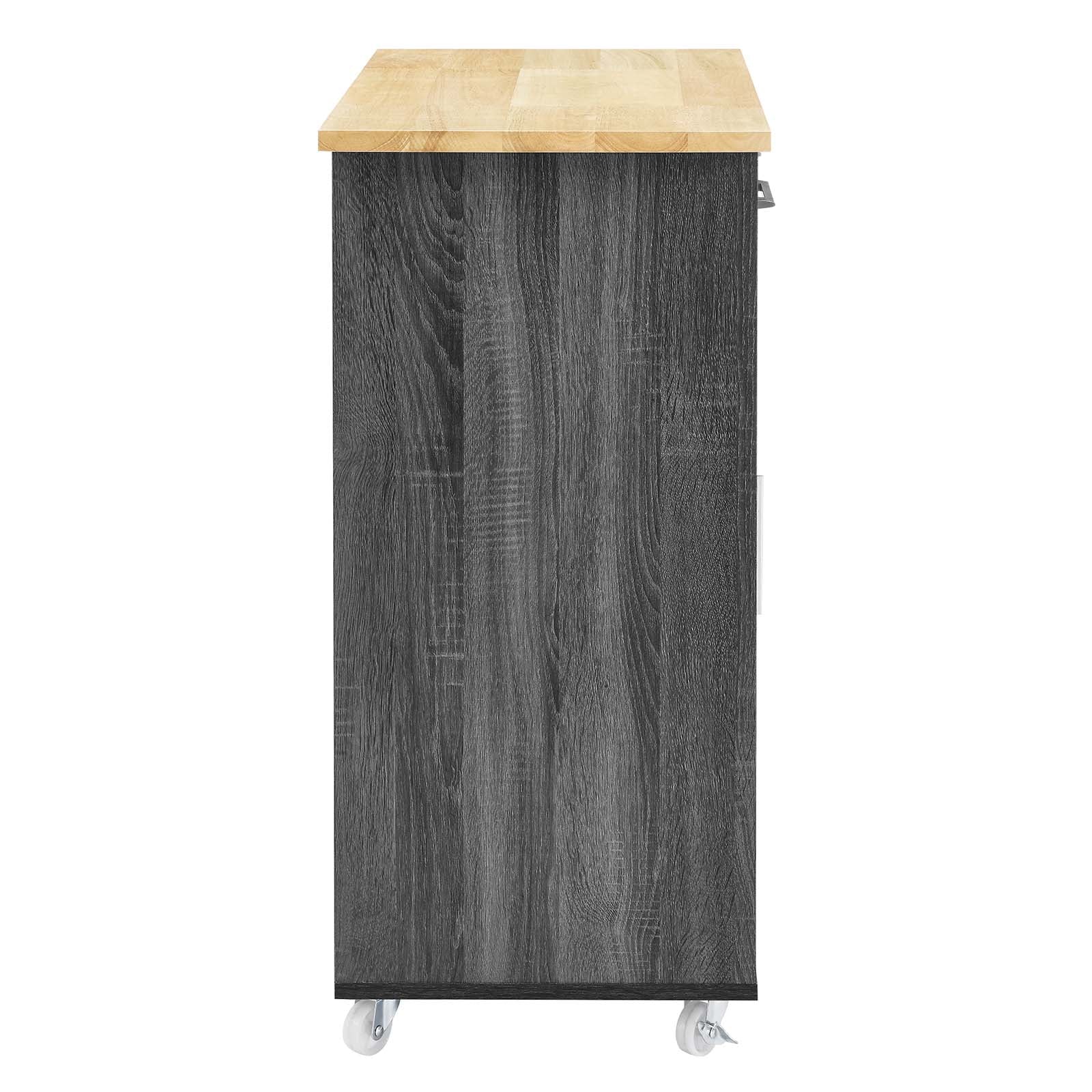 Culinary Kitchen Cart With Towel Bar By Modway - EEI-6275 - Image 3
