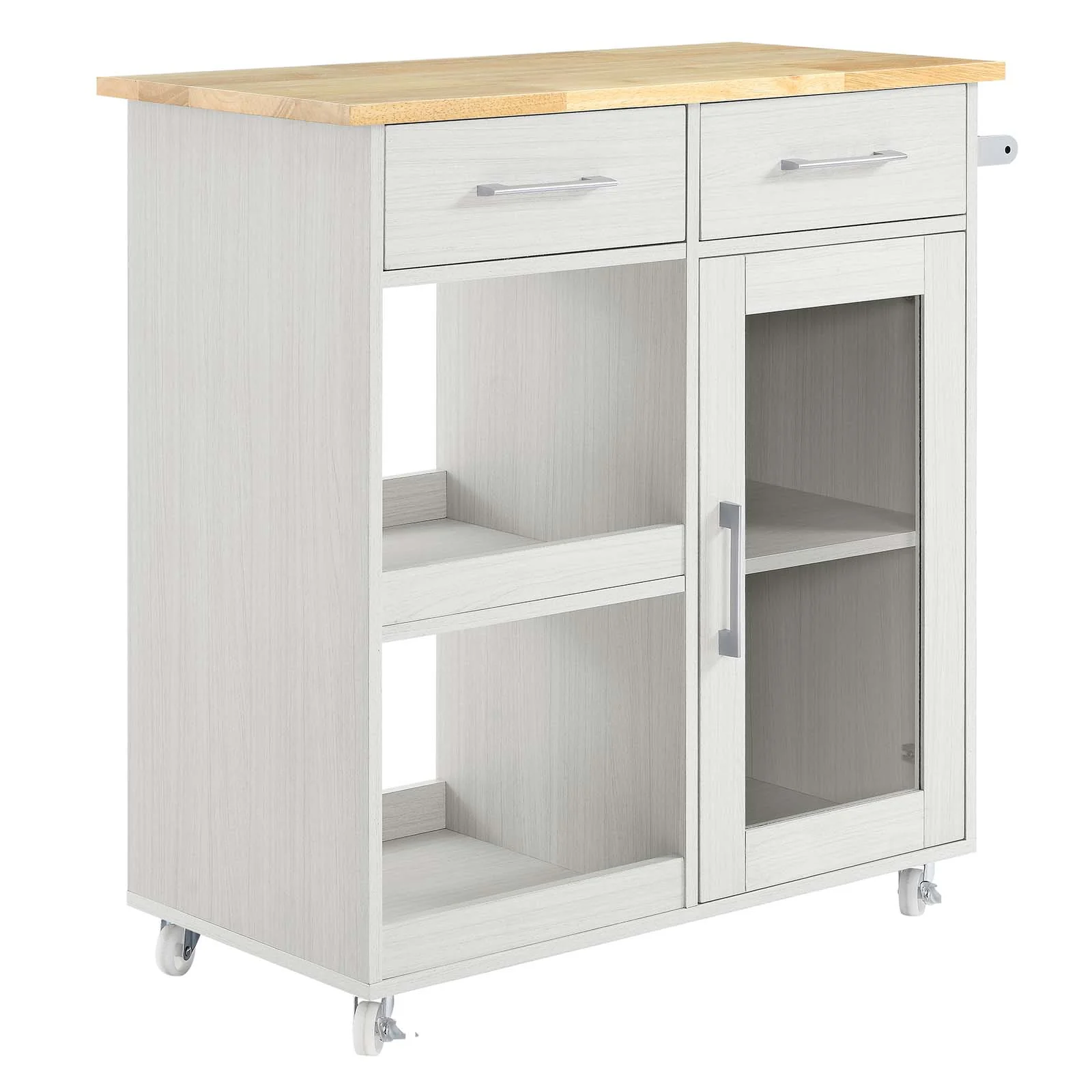 Culinary Kitchen Cart With Towel Bar By Modway - EEI-6275 - Image 35