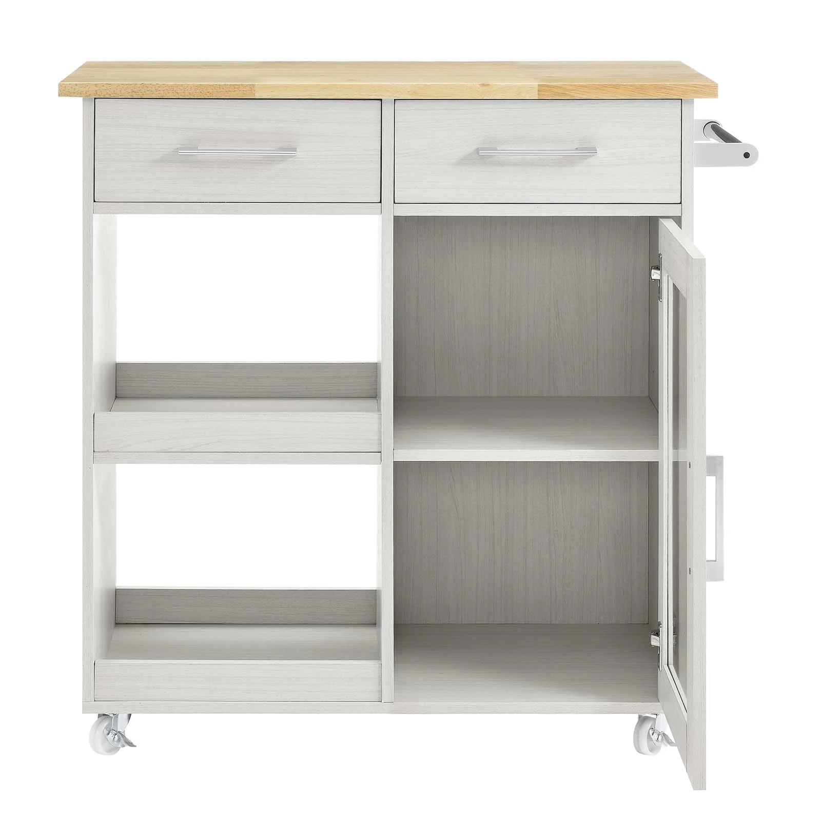 Culinary Kitchen Cart With Towel Bar By Modway - EEI-6275 - Image 39