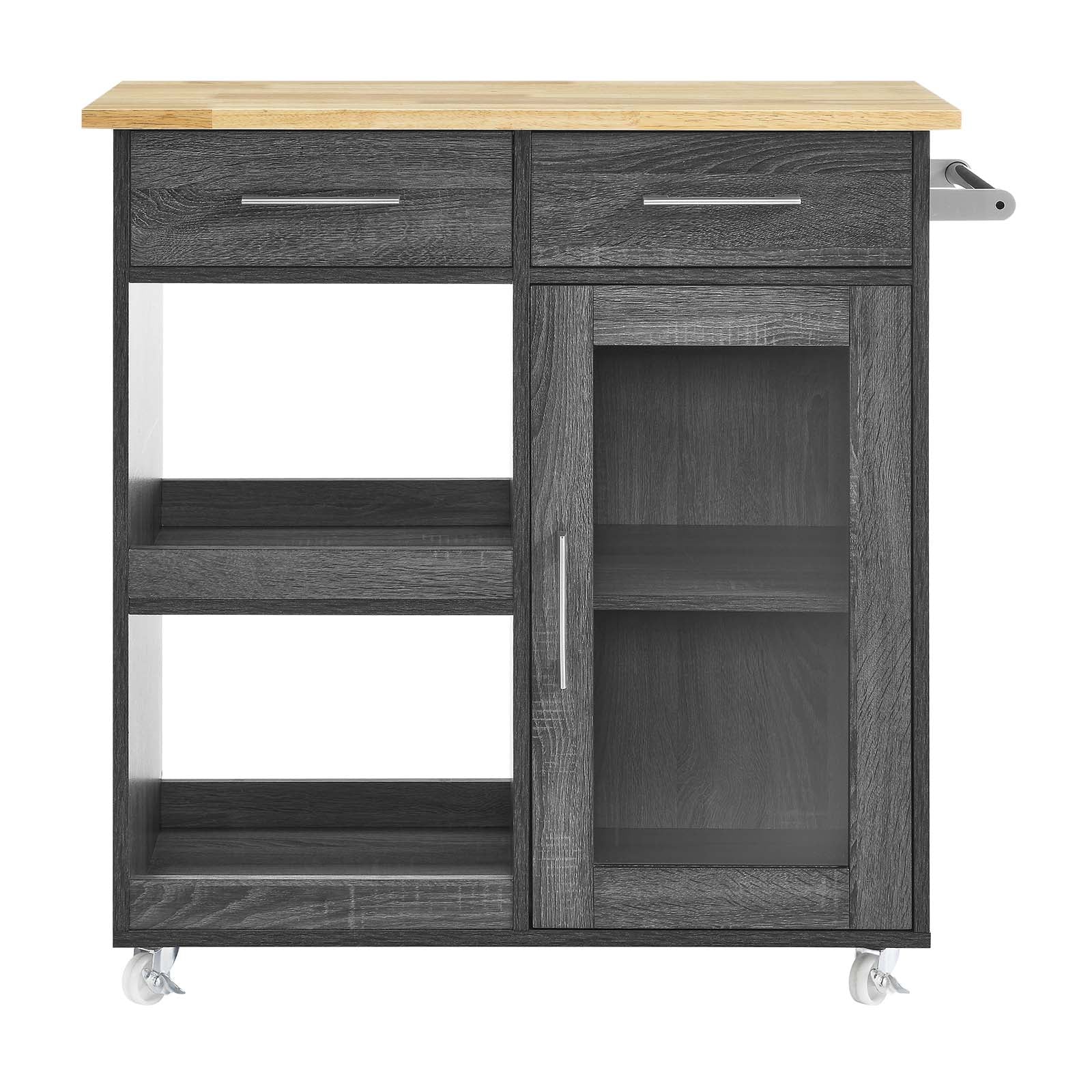 Culinary Kitchen Cart With Towel Bar By Modway - EEI-6275 - Image 5