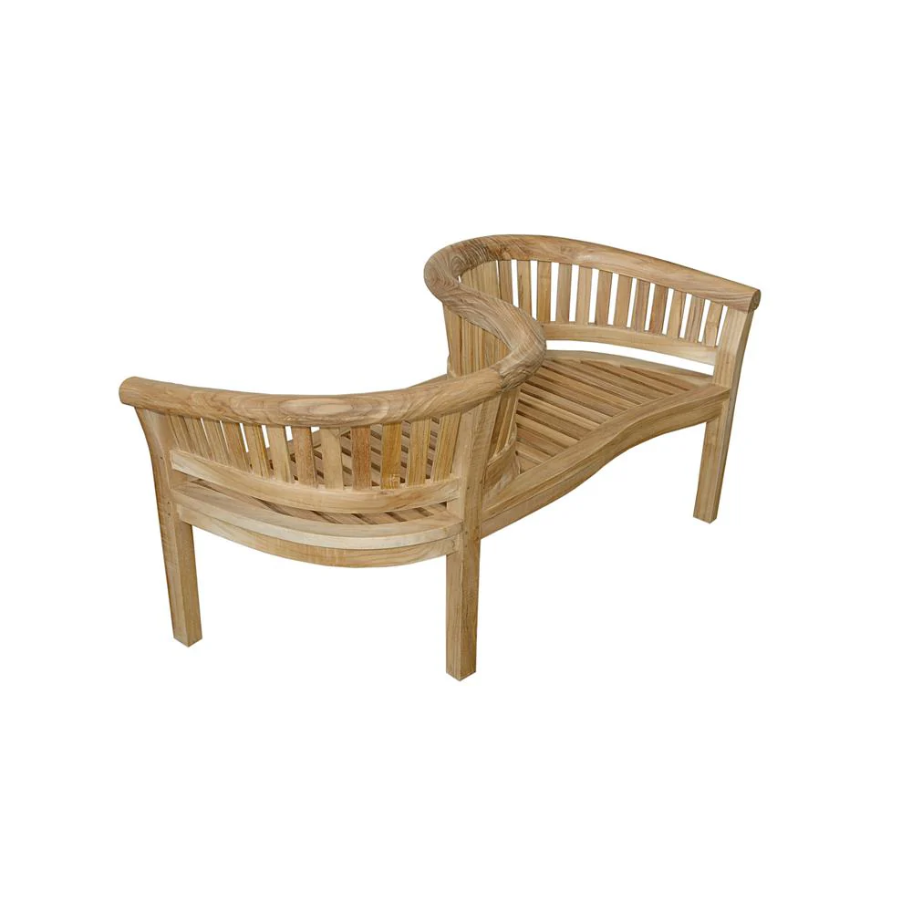 Curve Love Seat 59"W 28"D 32"H By Anderson Teak - Image 2