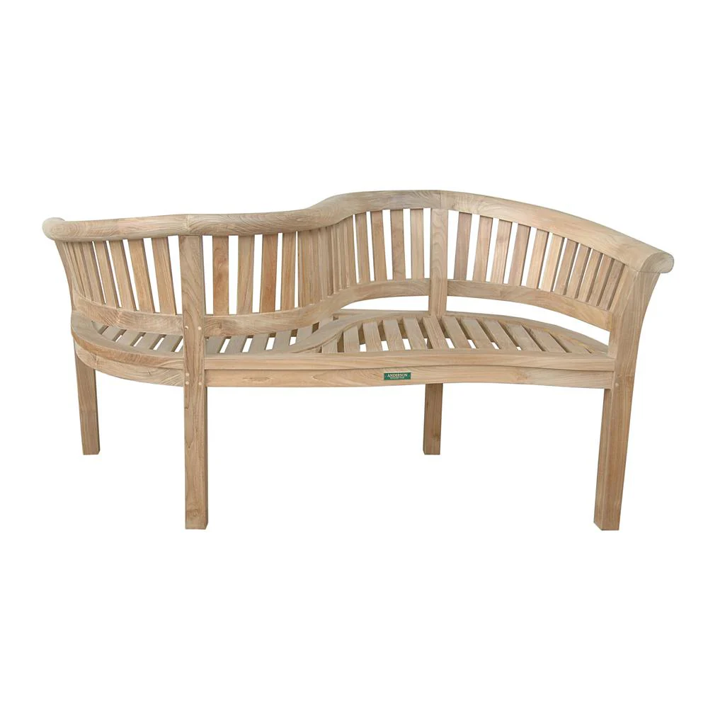 Curve Love Seat 59"W 28"D 32"H By Anderson Teak - Image 3