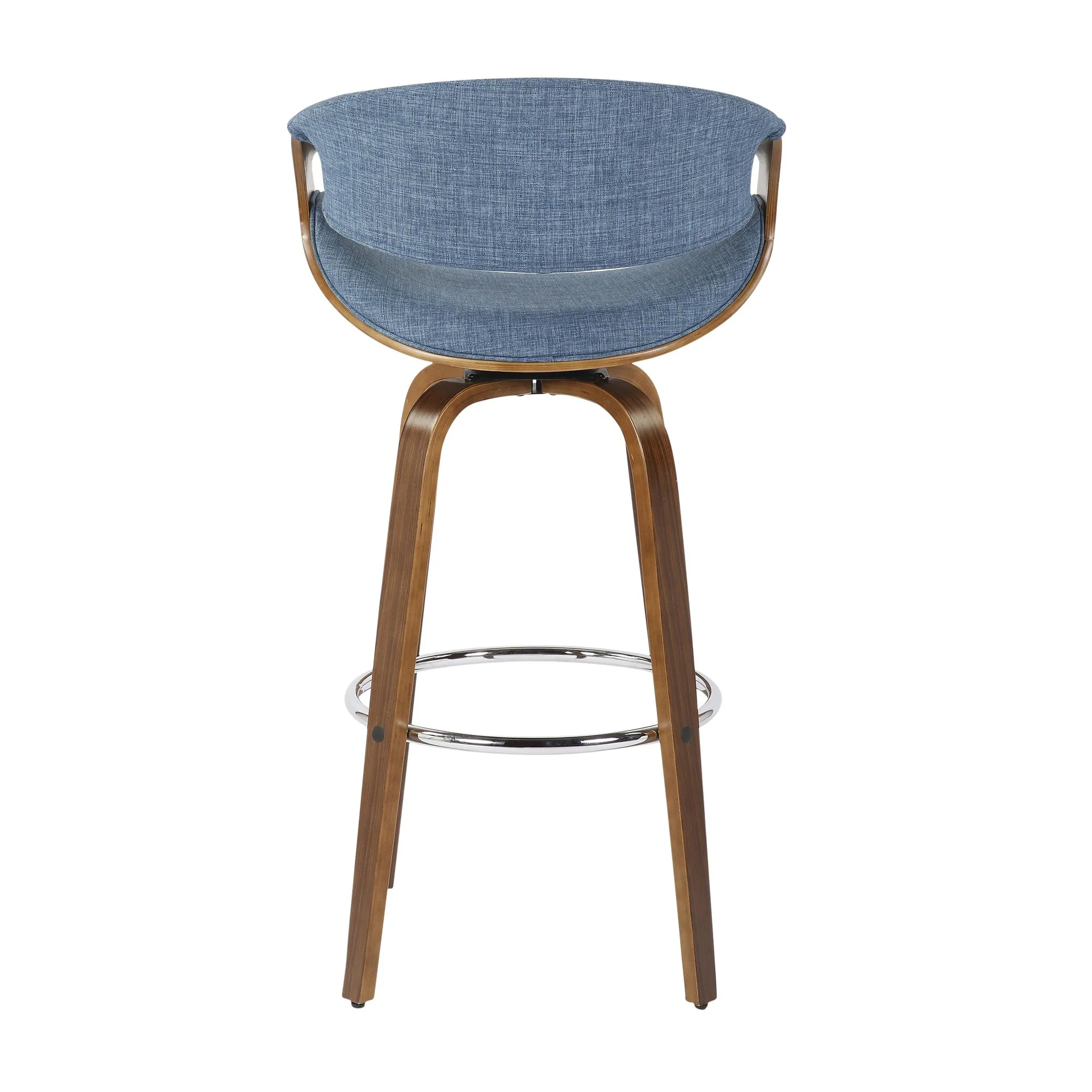 Curvini 30'' Barstool - Set of 2 Blue By LumiSource - Image 11