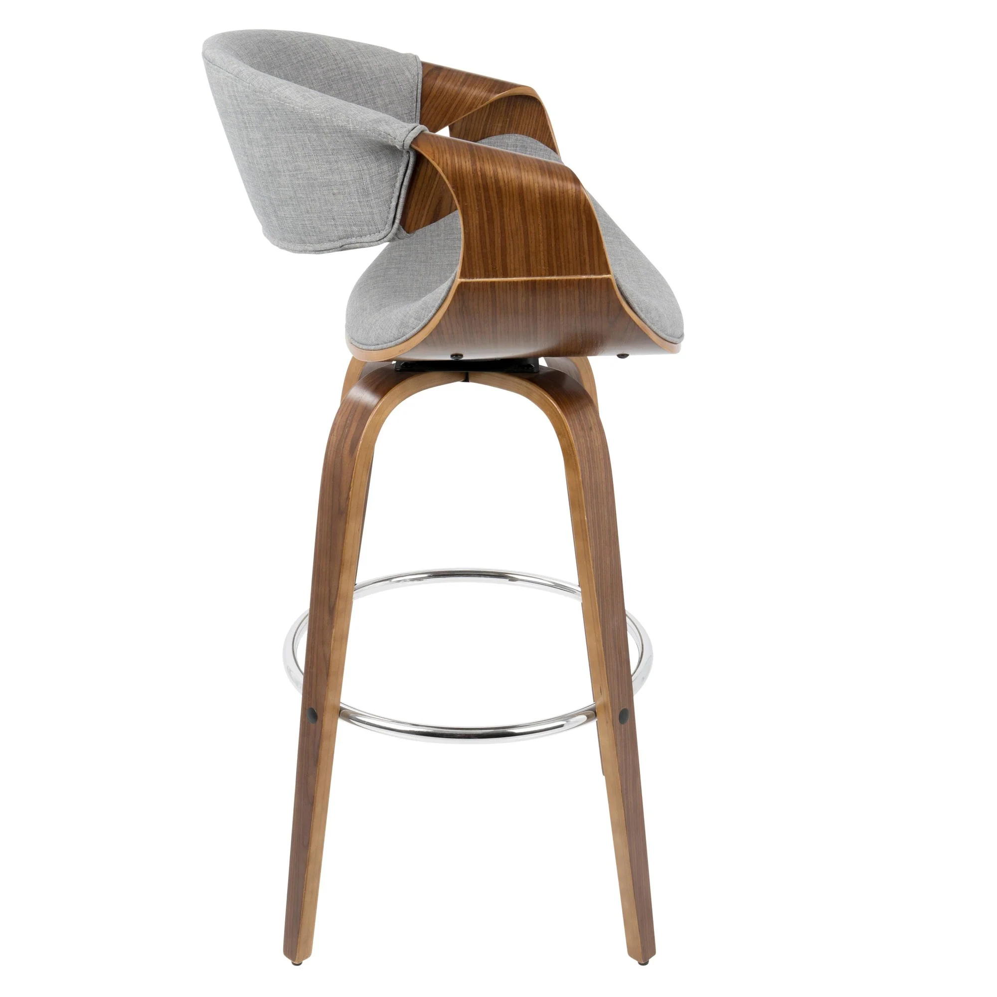 Curvini 30'' Barstool - Set of 2 Blue By LumiSource - Image 31