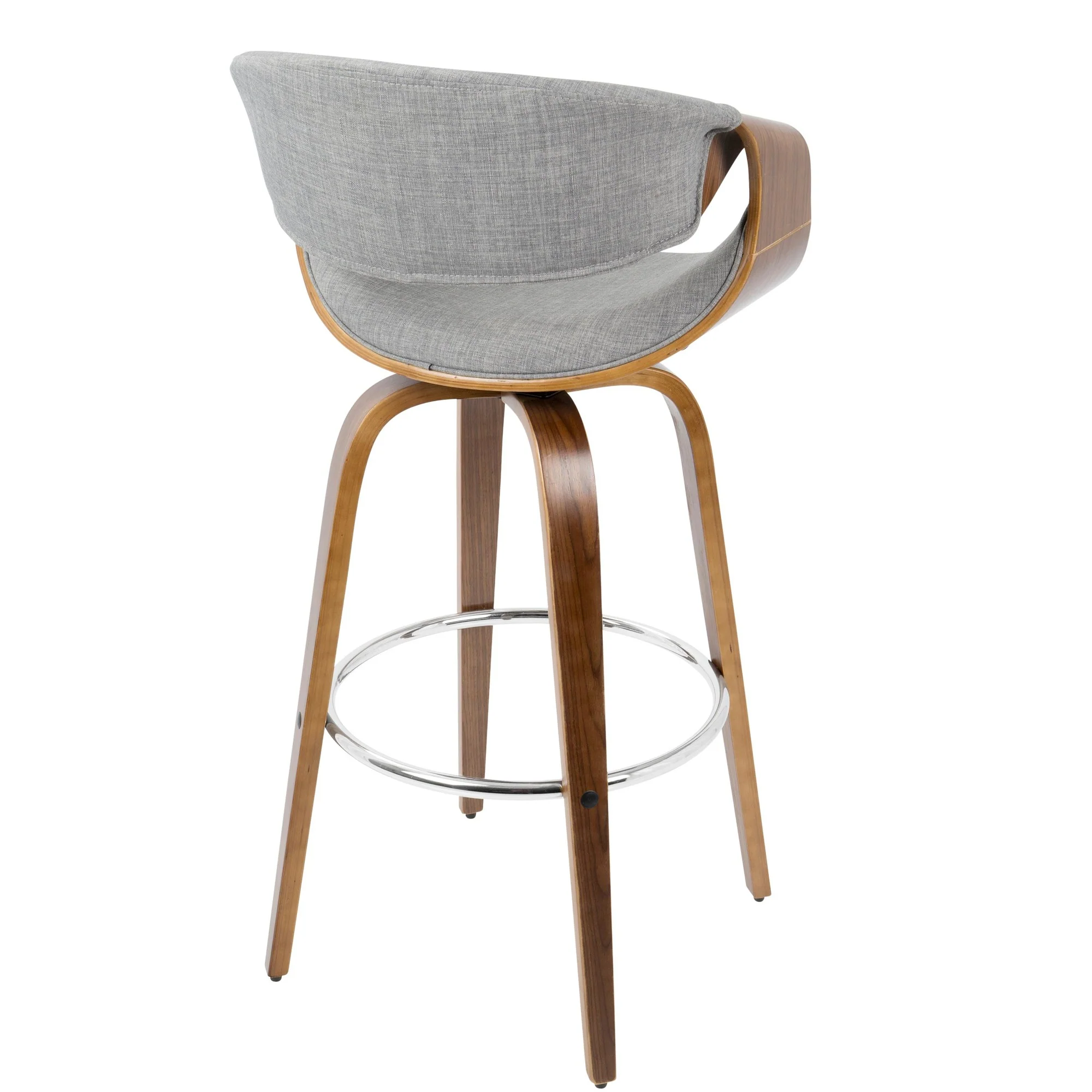 Curvini 30'' Barstool - Set of 2 Blue By LumiSource - Image 32