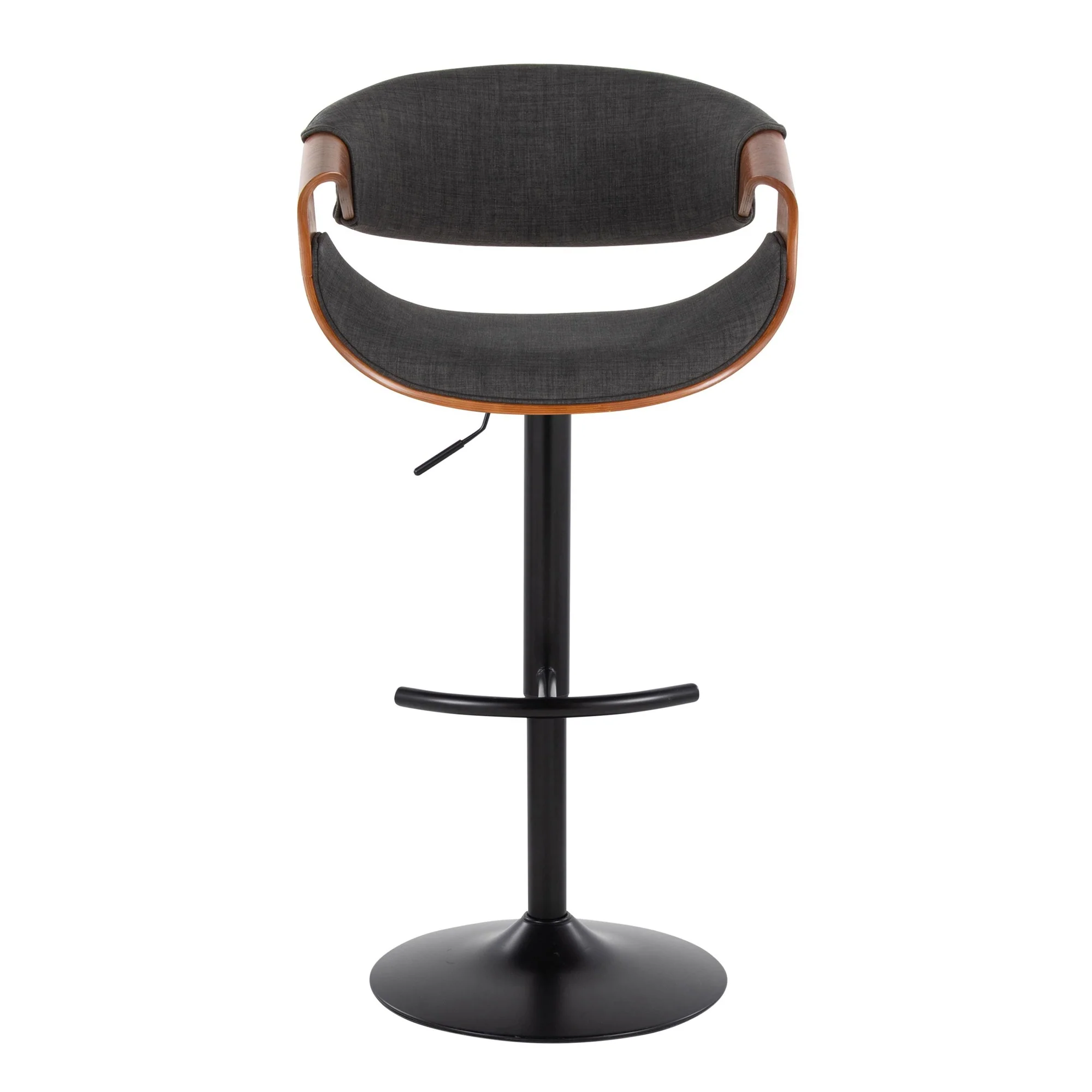 Curvo Adjustable Barstool - Set of 2 By LumiSource - BS-CURVO-RT2 BKWLBU2 - Image 17