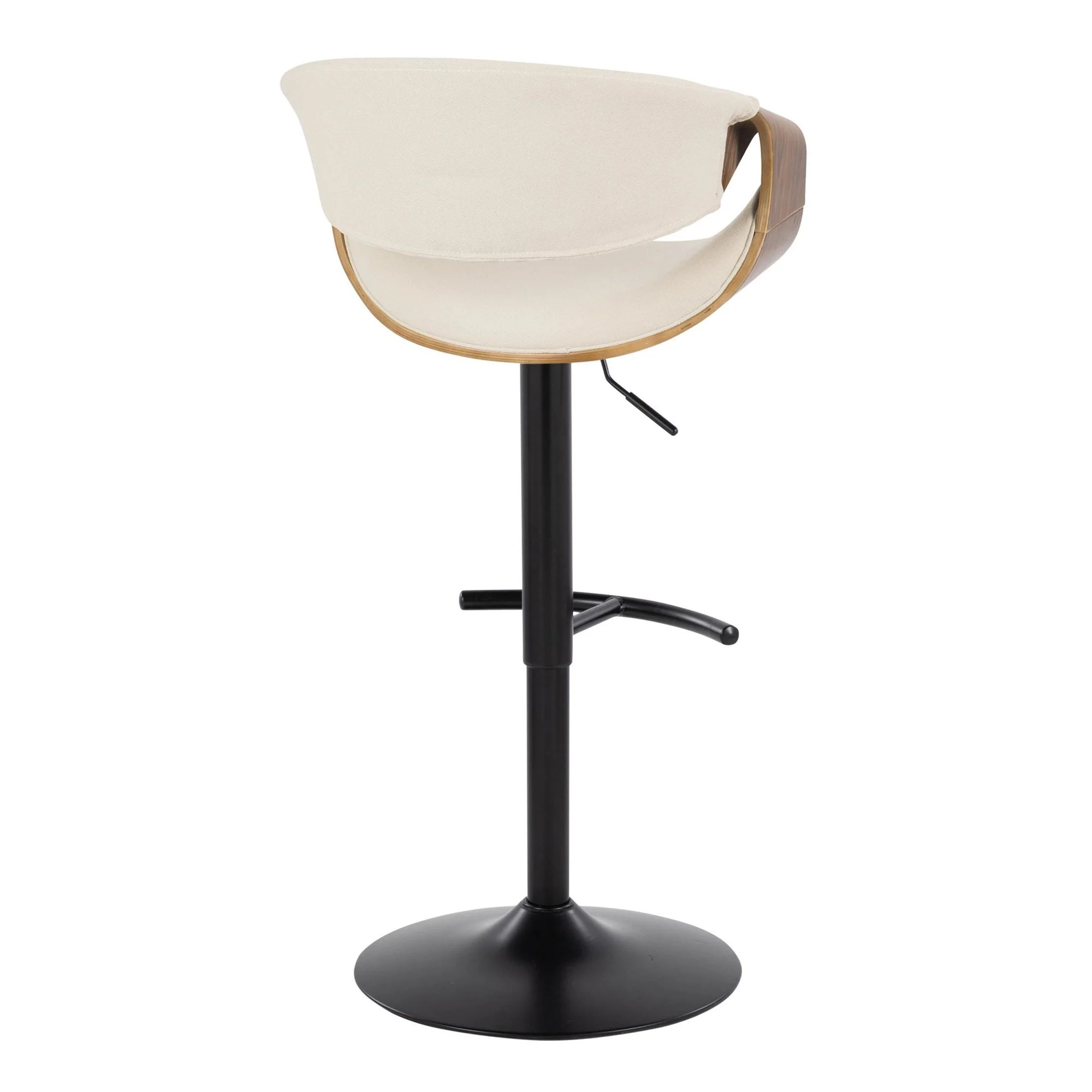 Curvo Adjustable Barstool - Set of 2 By LumiSource - BS-CURVO-RT2 BKWLBU2 - Image 24