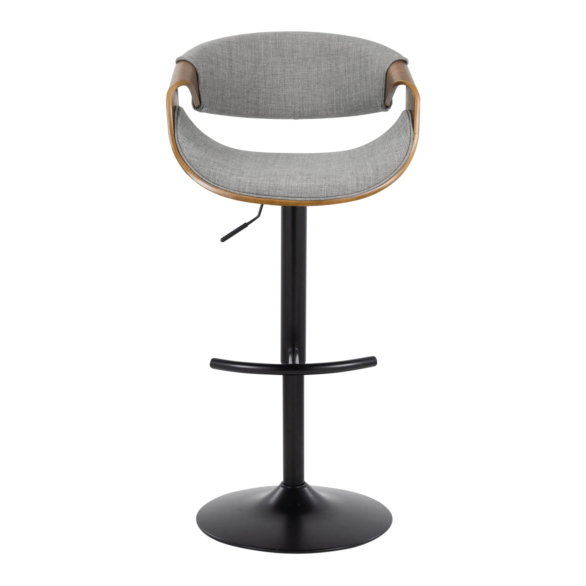 Curvo Adjustable Barstool - Set of 2 By LumiSource - BS-CURVO-RT2 BKWLBU2 - Image 33