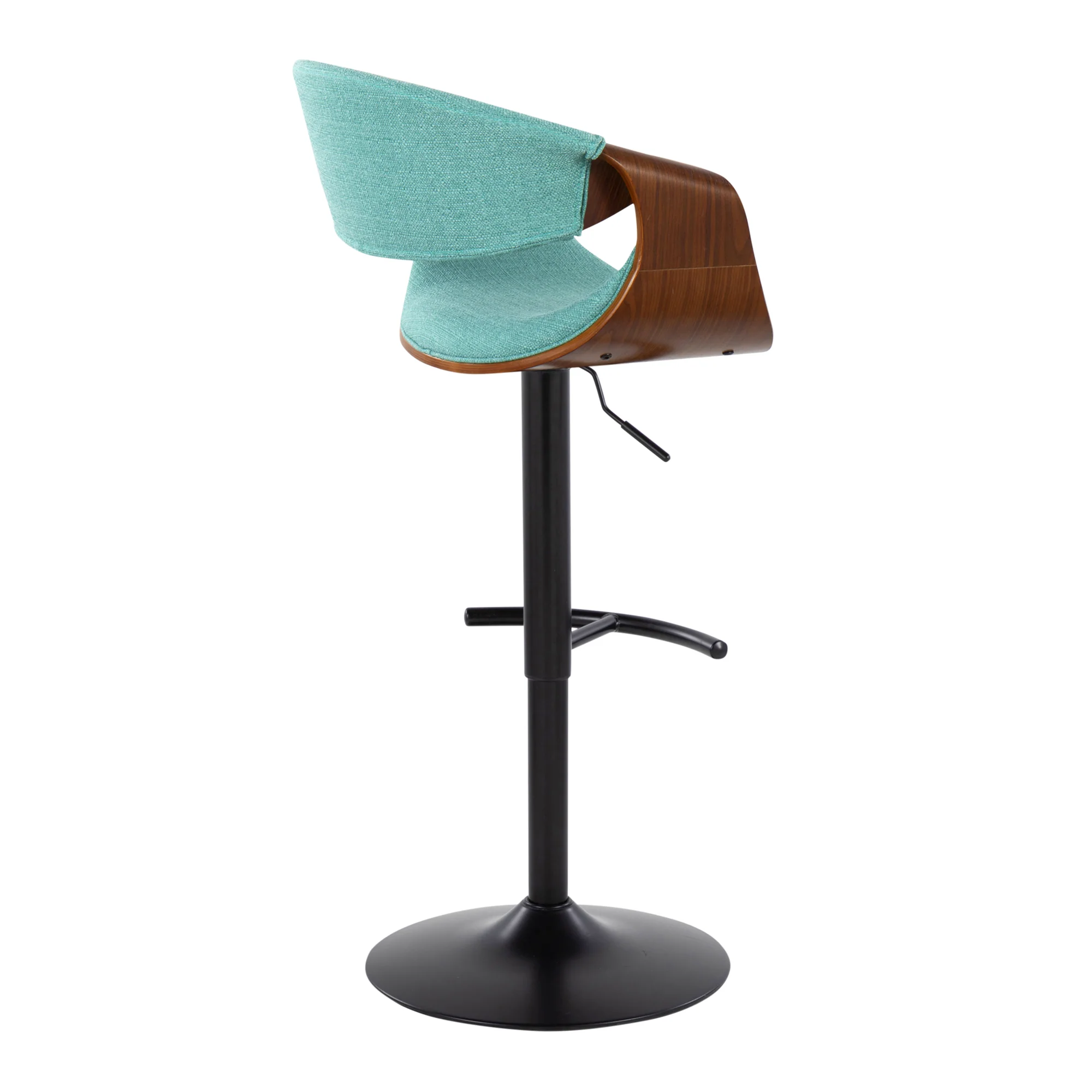 Curvo Adjustable Barstool - Set of 2 By LumiSource - BS-CURVO-RT2 BKWLBU2 - Image 42