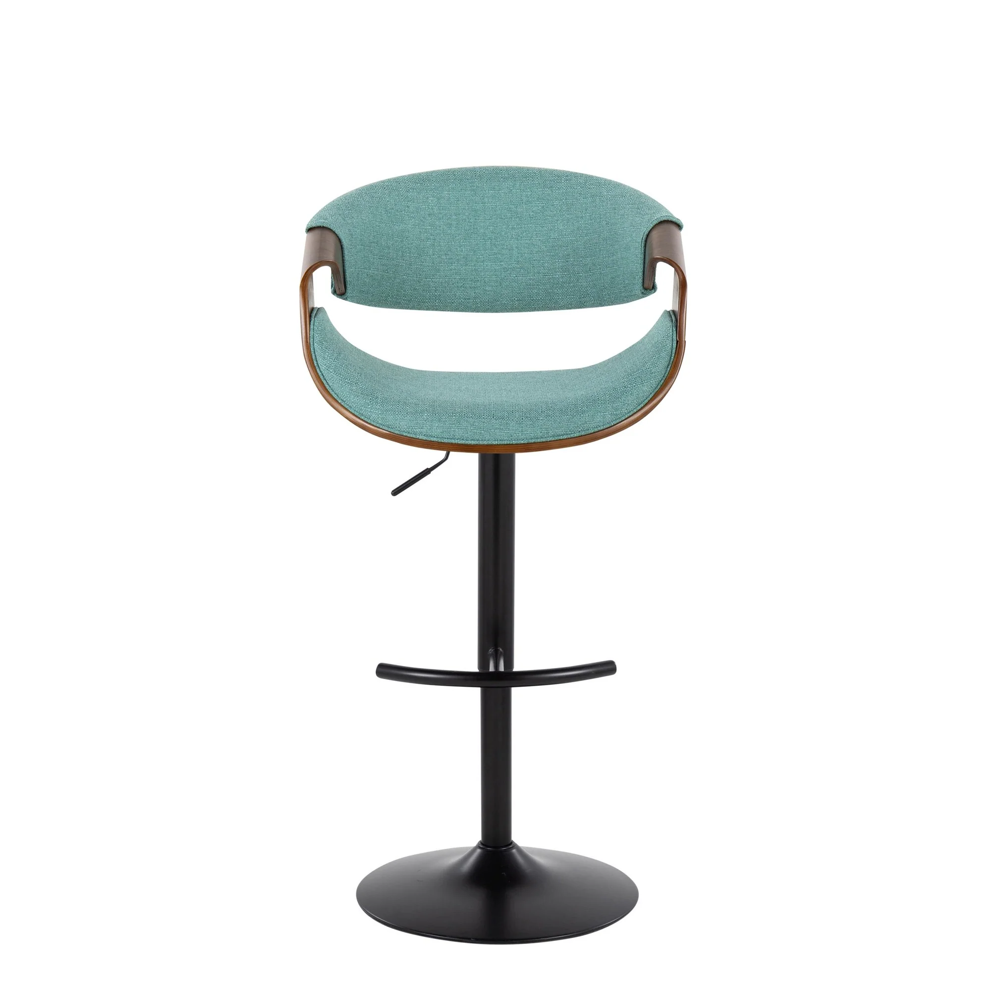 Curvo Adjustable Barstool - Set of 2 By LumiSource - BS-CURVO-RT2 BKWLBU2 - Image 43