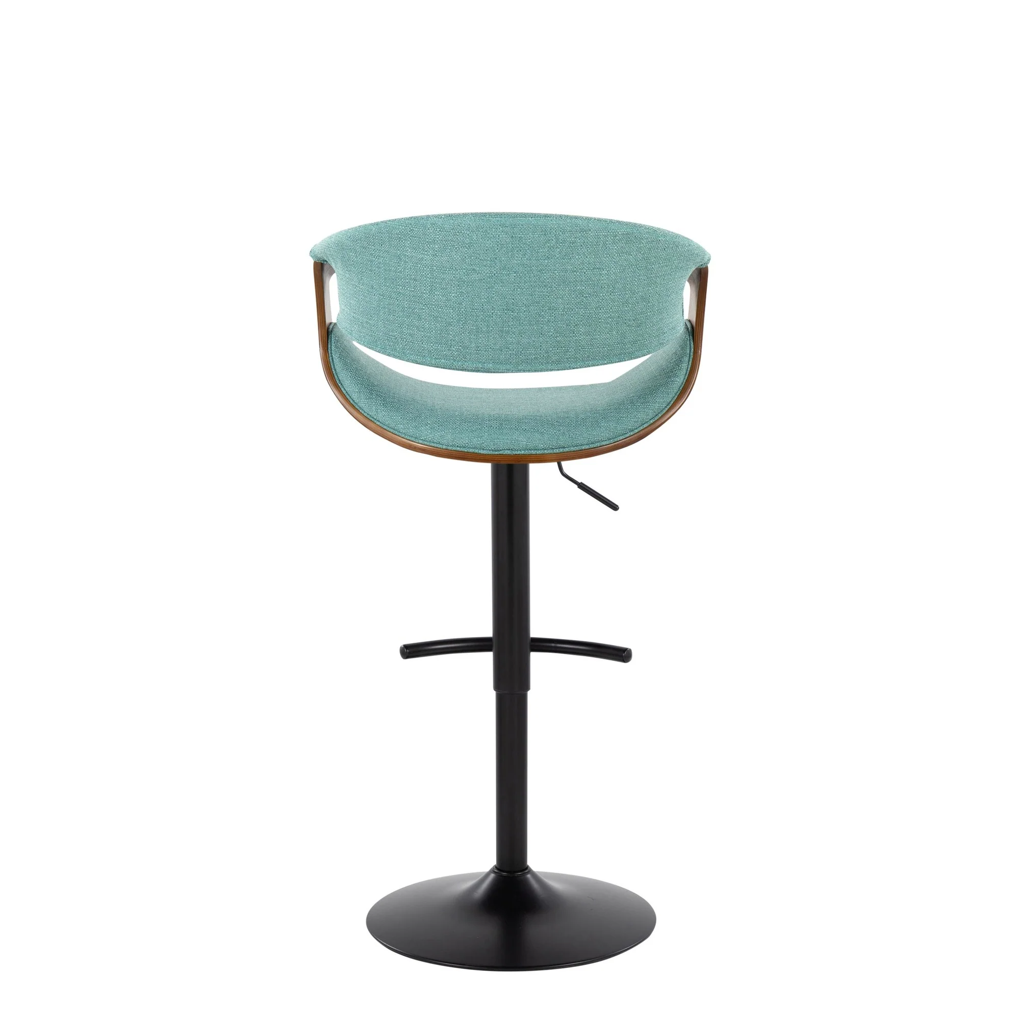 Curvo Adjustable Barstool - Set of 2 By LumiSource - BS-CURVO-RT2 BKWLBU2 - Image 44