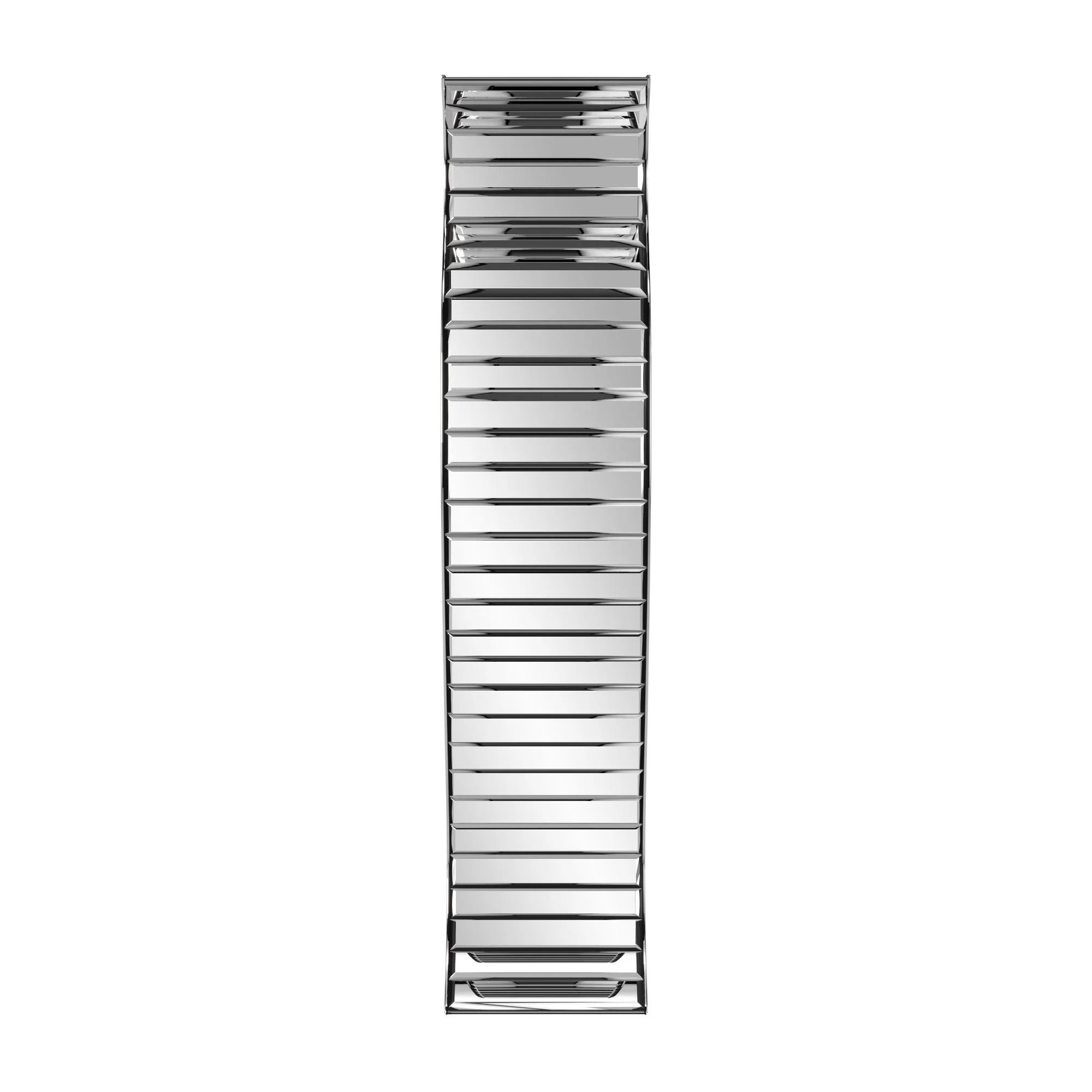 Curvy Art Deco Style Mirrored Vase By Homeroots - Image 4