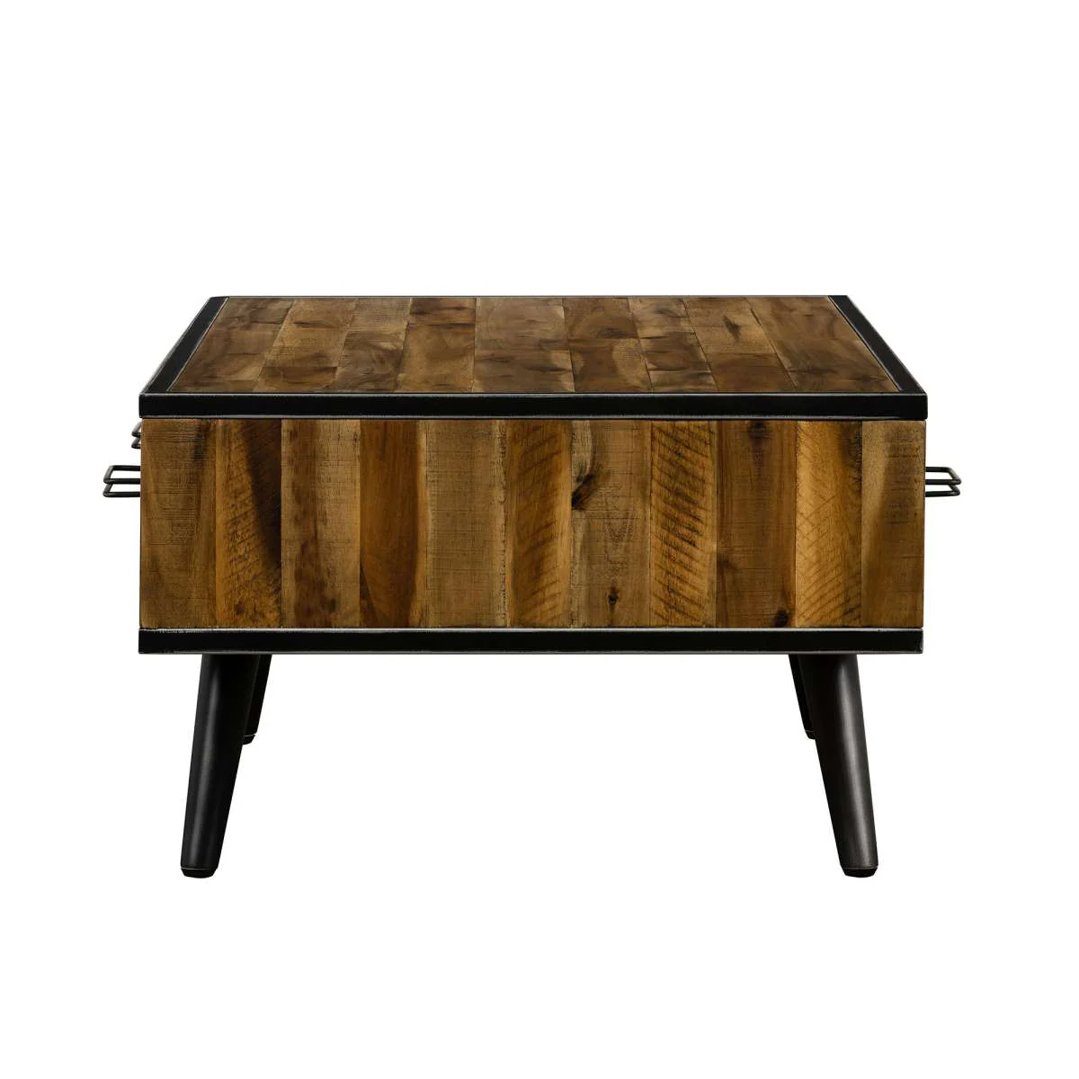 Cusco Rustic Acacia Coffee Table with Drawer By Armen Living - Image 4