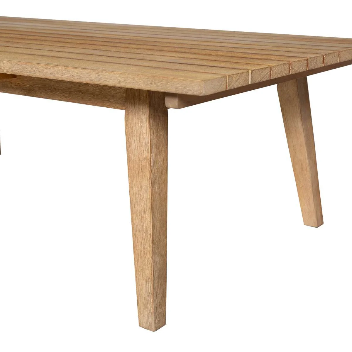 Cypress Outdoor Patio Coffee Table in Blonde Eucalyptus Wood By Armen Living - Image 9
