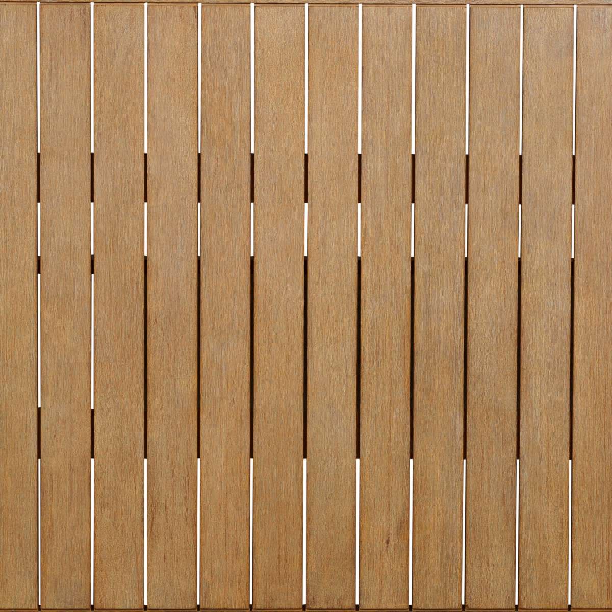 Cypress Outdoor Patio Dining Table in Blonde Eucalyptus Wood By Armen Living - Image 8