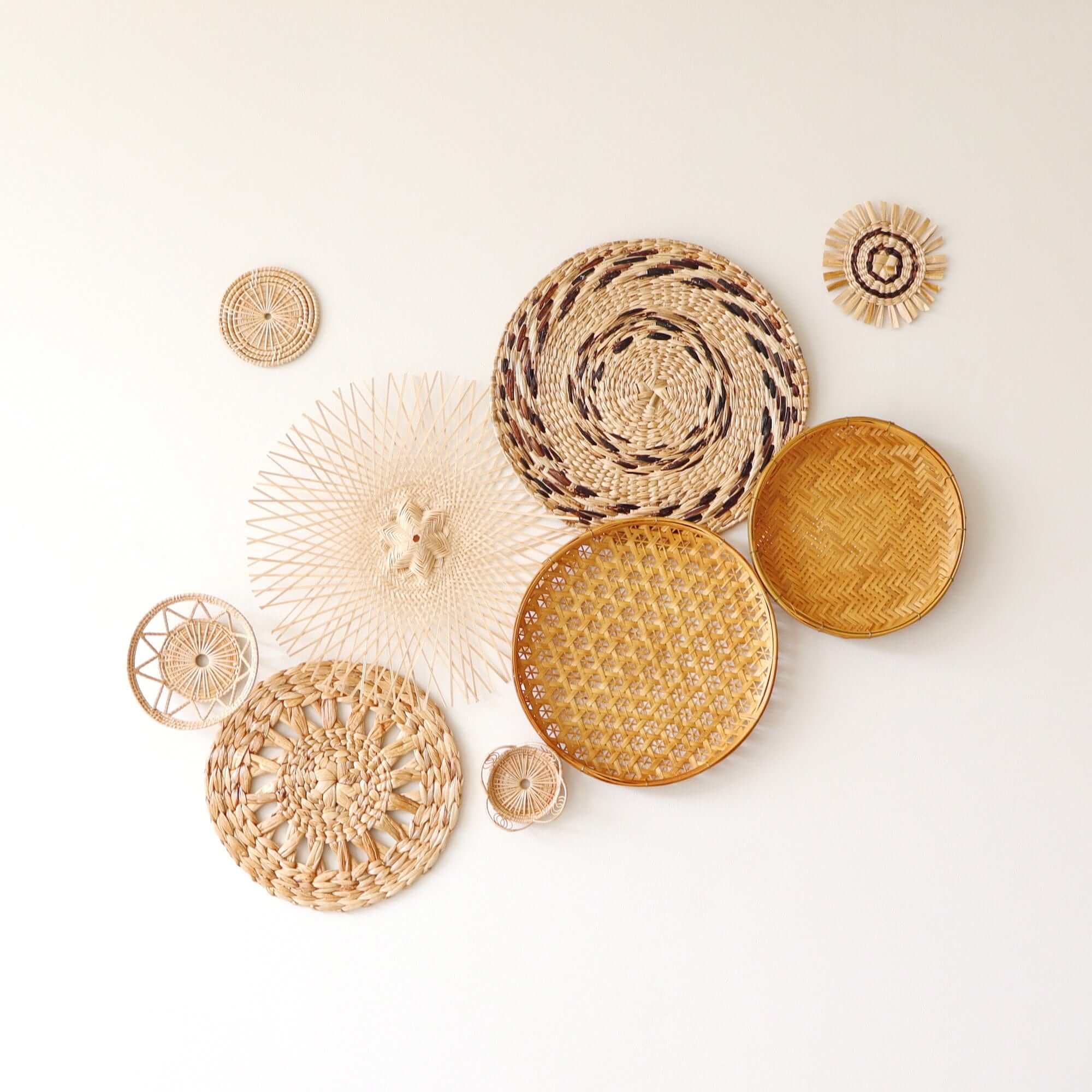 Da Nuch - Wall Hanging Art DeCor Set Of 9 By Thaihome - Image 2
