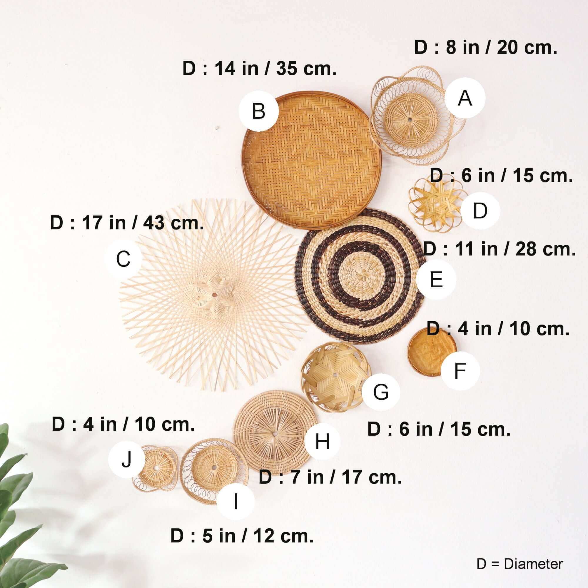 Da Rat - Wall Hanging (Set Of 10) By Thaihome - Image 2