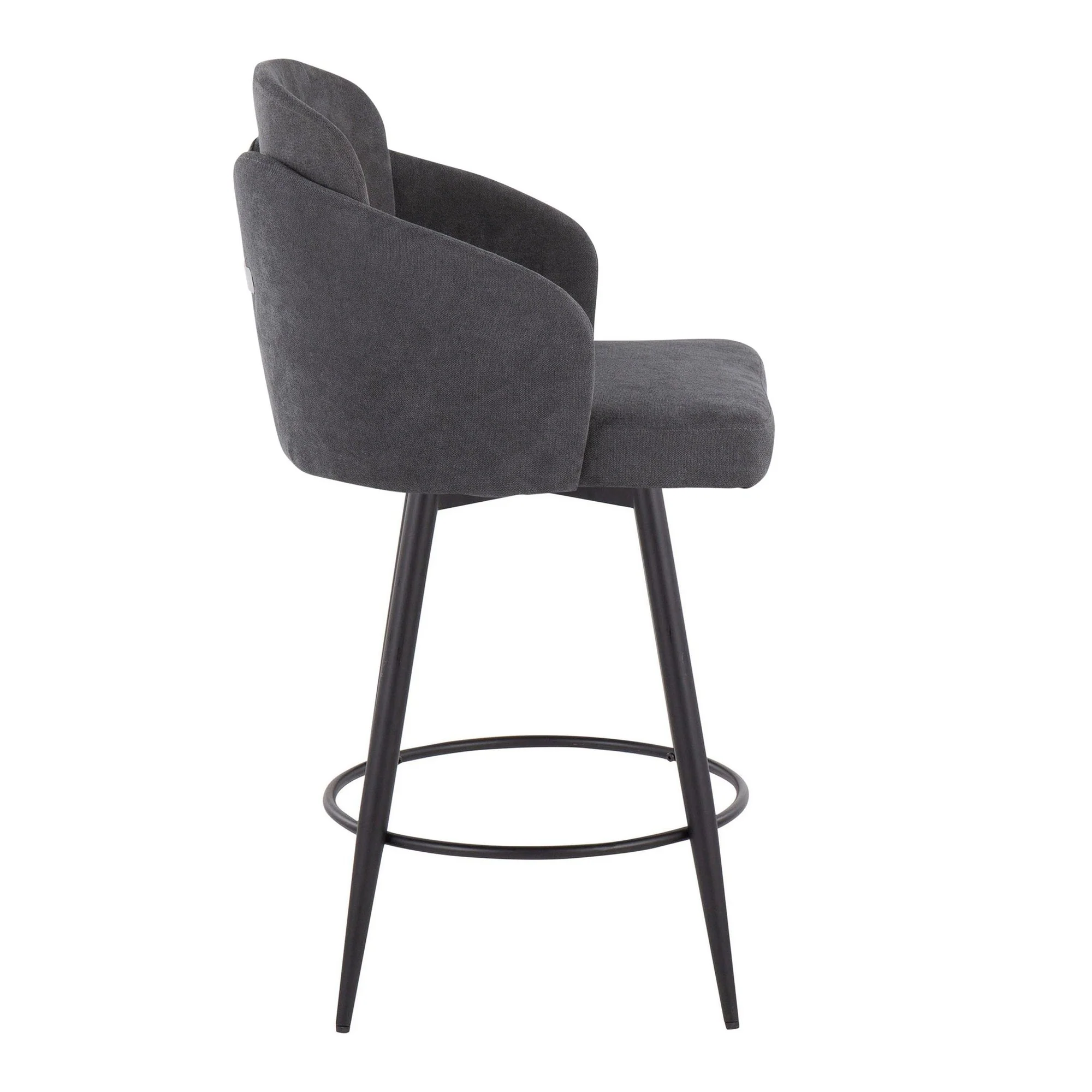 Dahlia 26" Fixed-Height Counter Stool - Set of 2 Cream By LumiSource - Image 12