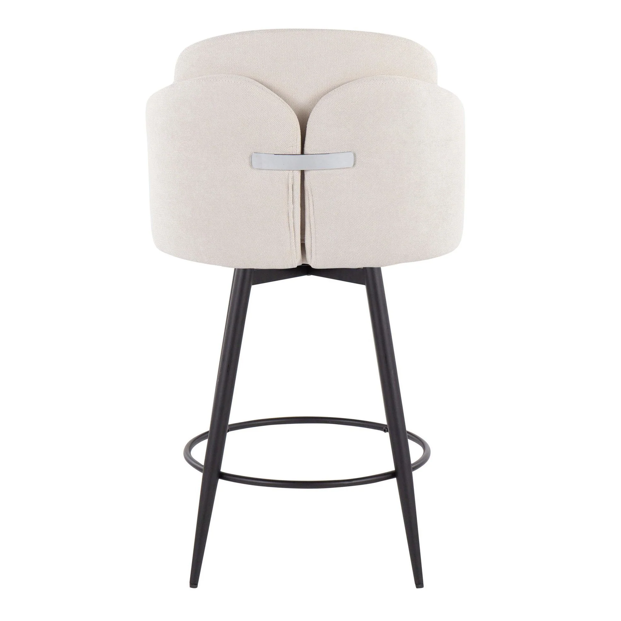 Dahlia 26" Fixed-Height Counter Stool - Set of 2 Cream By LumiSource - Image 7