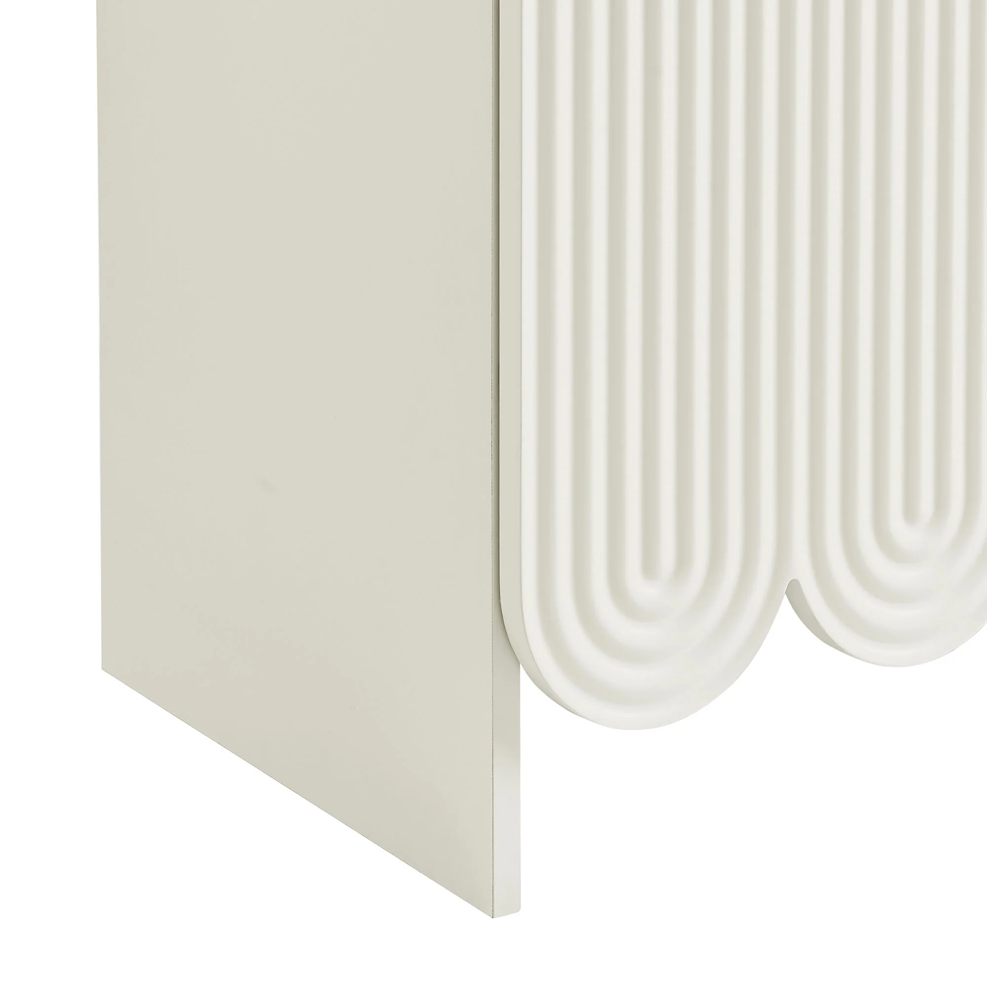 Dahlia 78 Inch Fluted and Scalloped Arched Storage Cabinet by Modway - Image 35