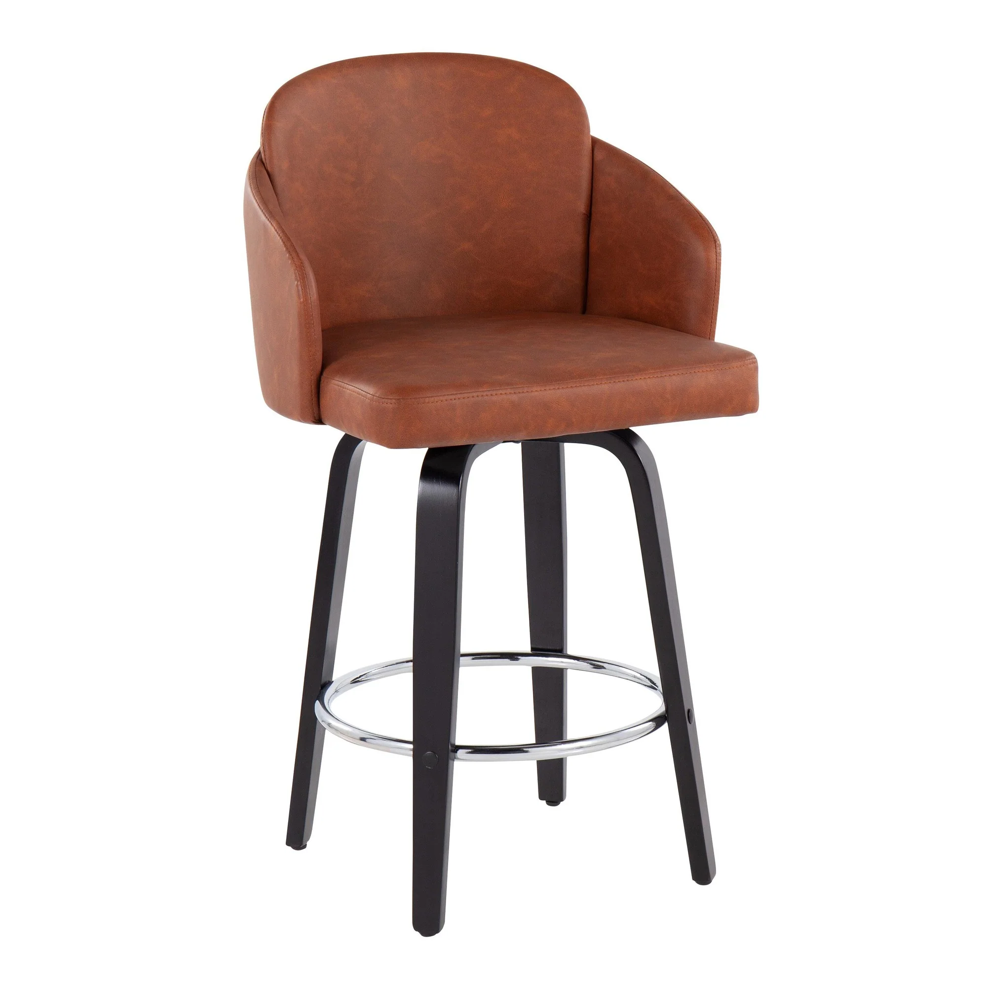 Dahlia Counter Stool - Set of 2 Black By LumiSource - B26-DAHLIA-R2 BKPUBK2 - Image 13