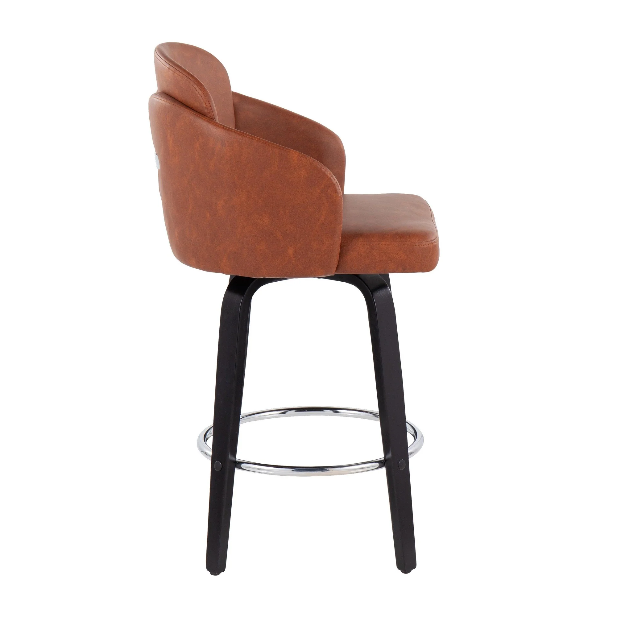 Dahlia Counter Stool - Set of 2 Black By LumiSource - B26-DAHLIA-R2 BKPUBK2 - Image 14