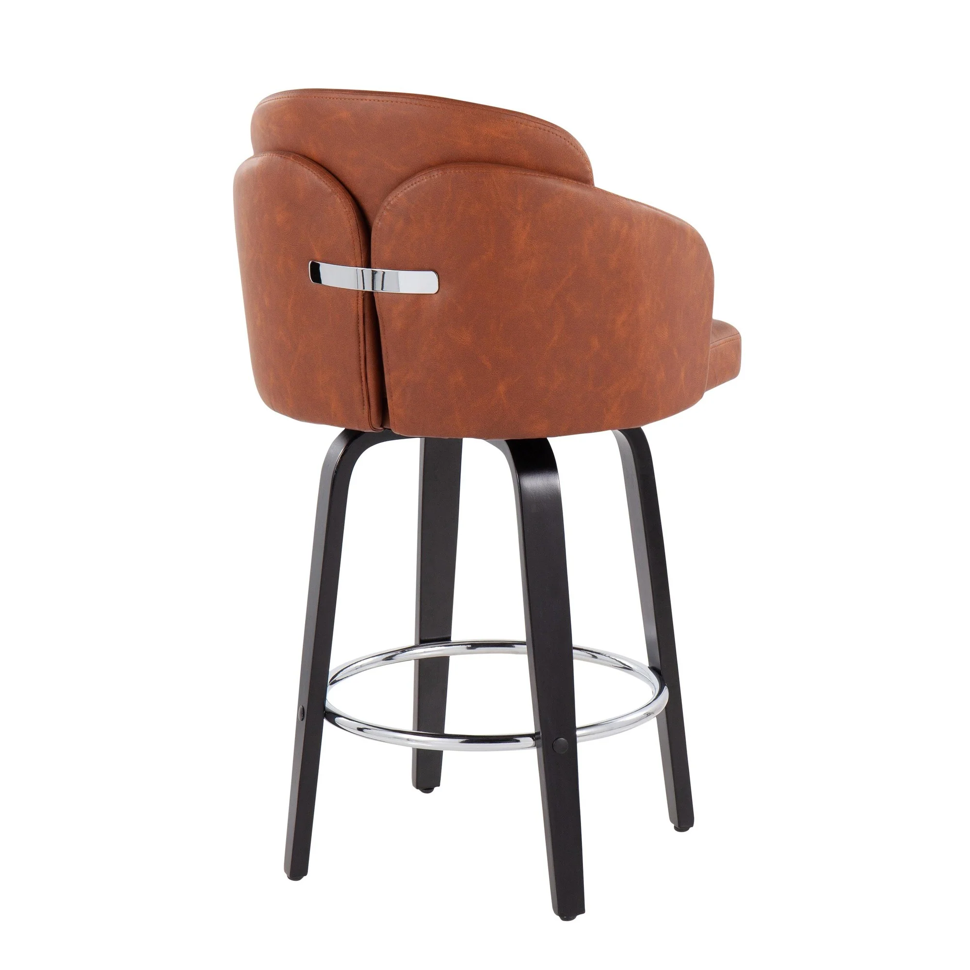 Dahlia Counter Stool - Set of 2 Black By LumiSource - B26-DAHLIA-R2 BKPUBK2 - Image 15