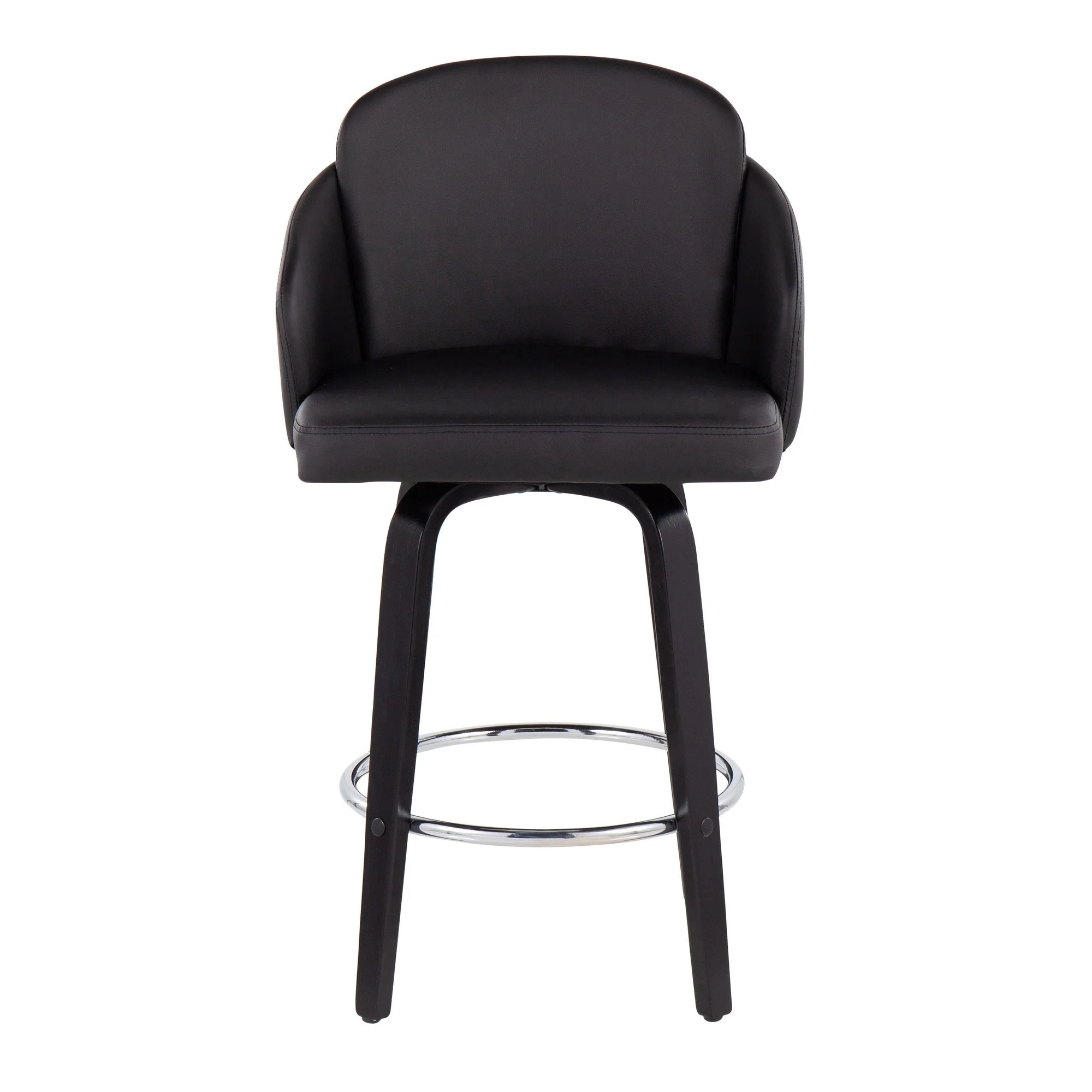 Dahlia Counter Stool - Set of 2 Black By LumiSource - B26-DAHLIA-R2 BKPUBK2 - Image 2