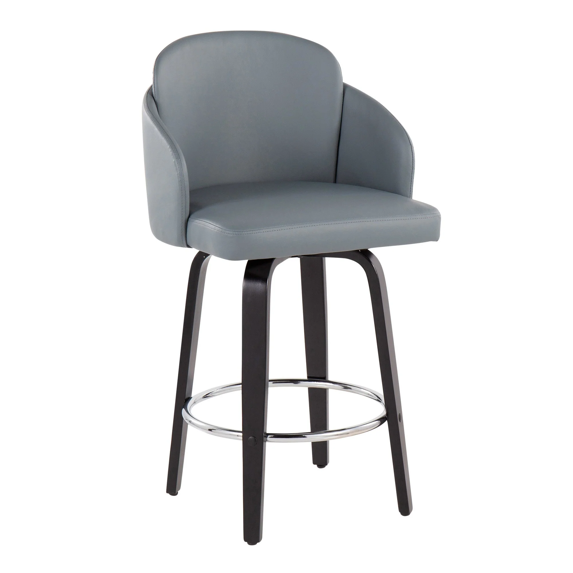 Dahlia Counter Stool - Set of 2 Black By LumiSource - B26-DAHLIA-R2 BKPUBK2 - Image 21