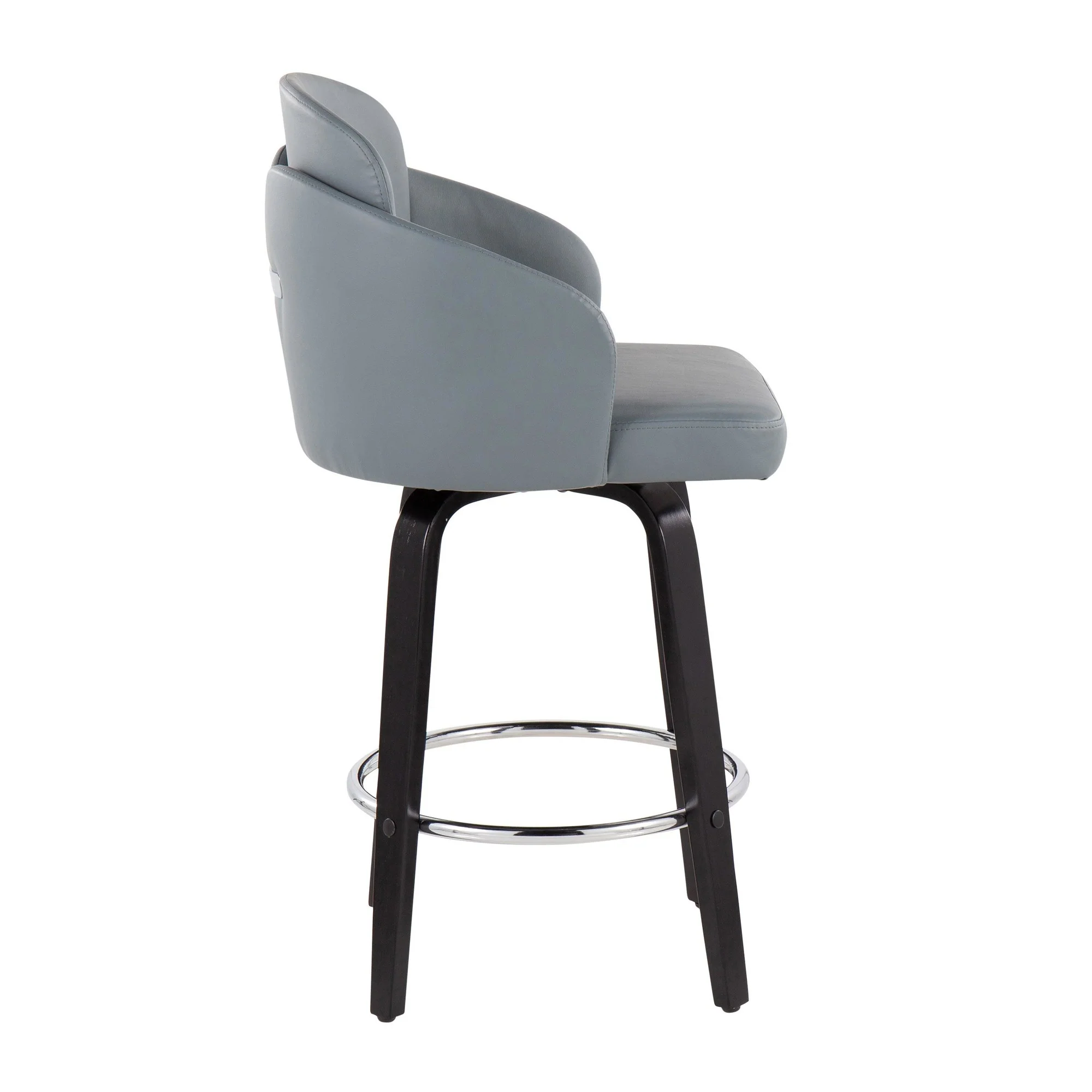 Dahlia Counter Stool - Set of 2 Black By LumiSource - B26-DAHLIA-R2 BKPUBK2 - Image 22