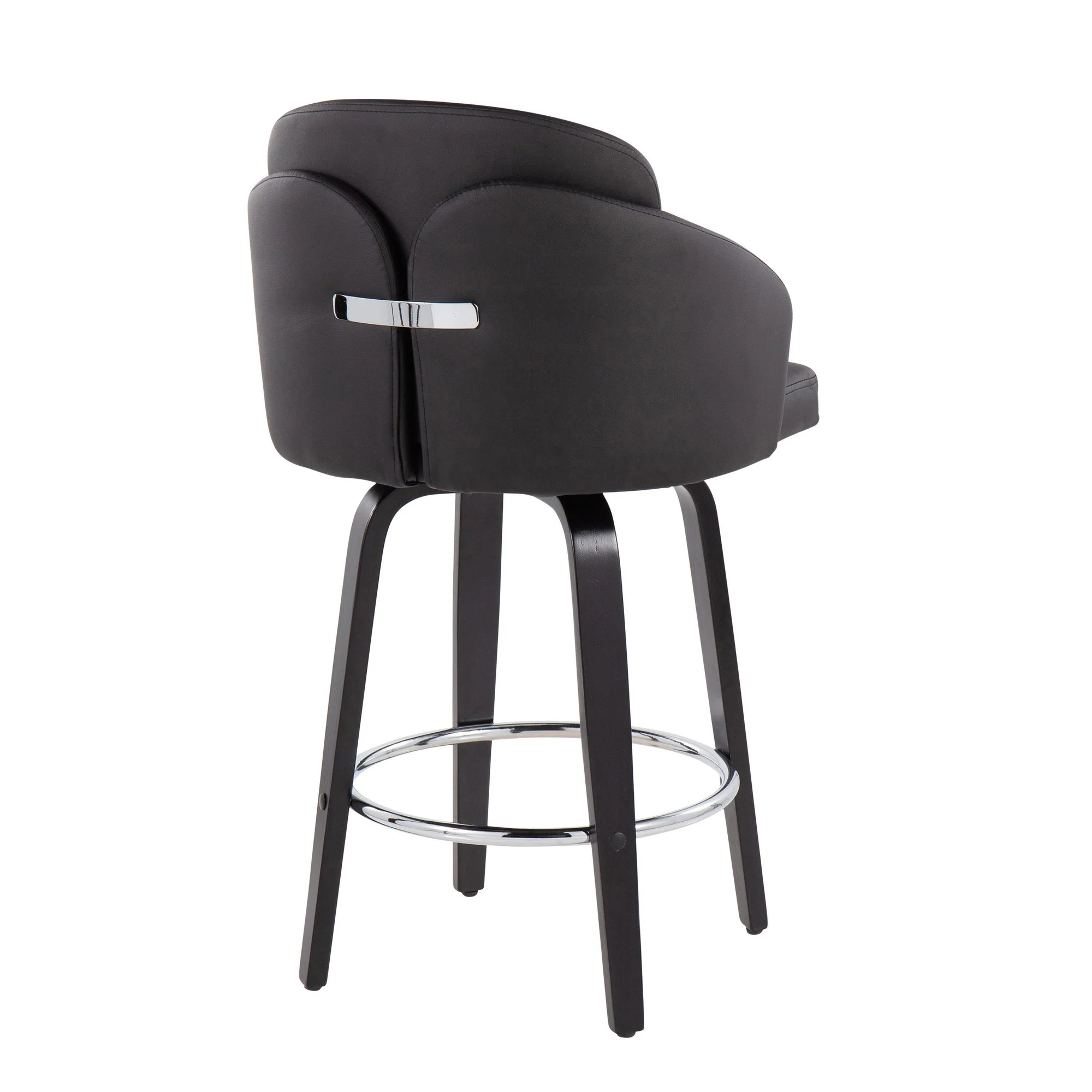 Dahlia Counter Stool - Set of 2 Black By LumiSource - B26-DAHLIA-R2 BKPUBK2 - Image 7