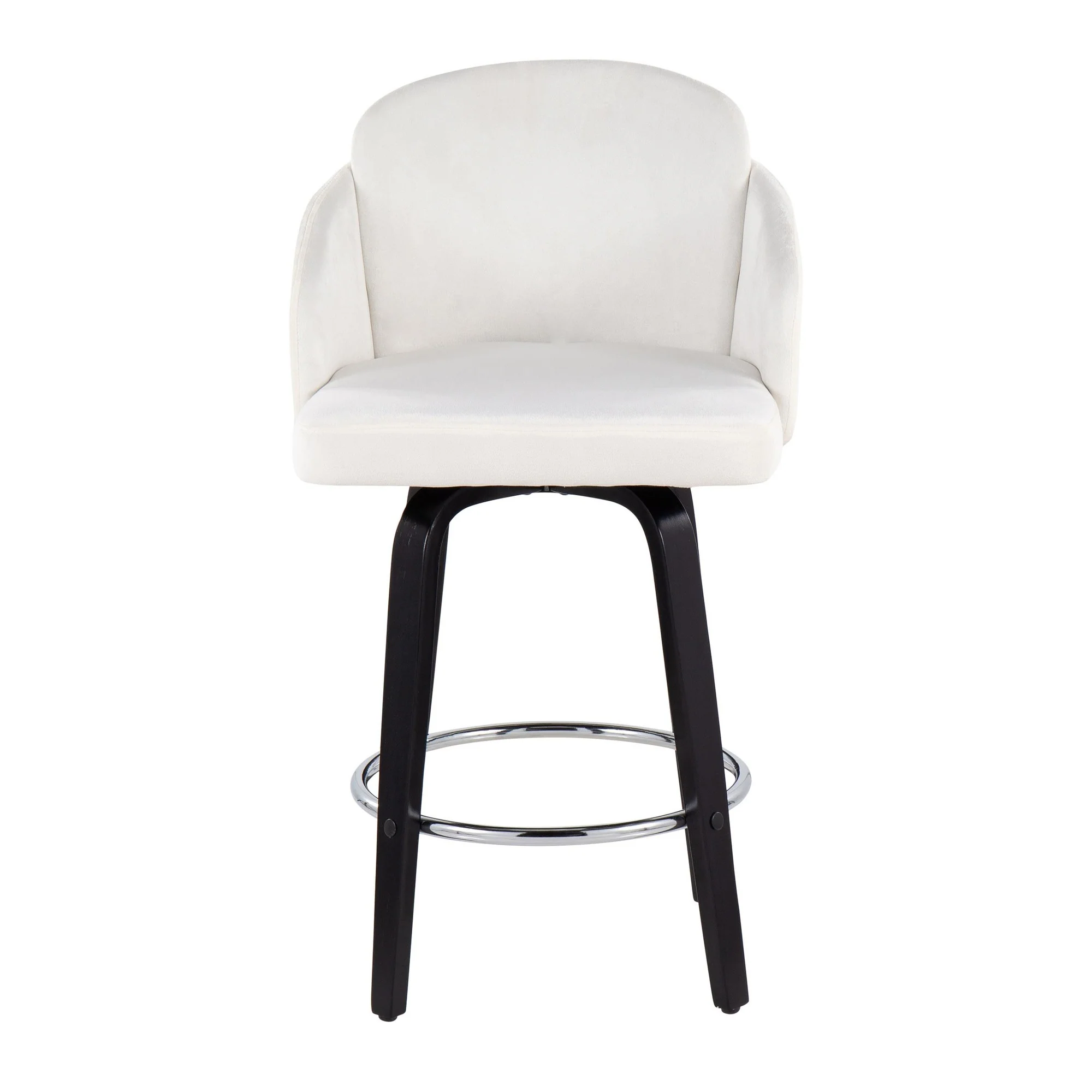 Dahlia Counter Stool - Set of 2 Black By LumiSource - B26-DAHLIA-R2 BKVBK2 - Image 10
