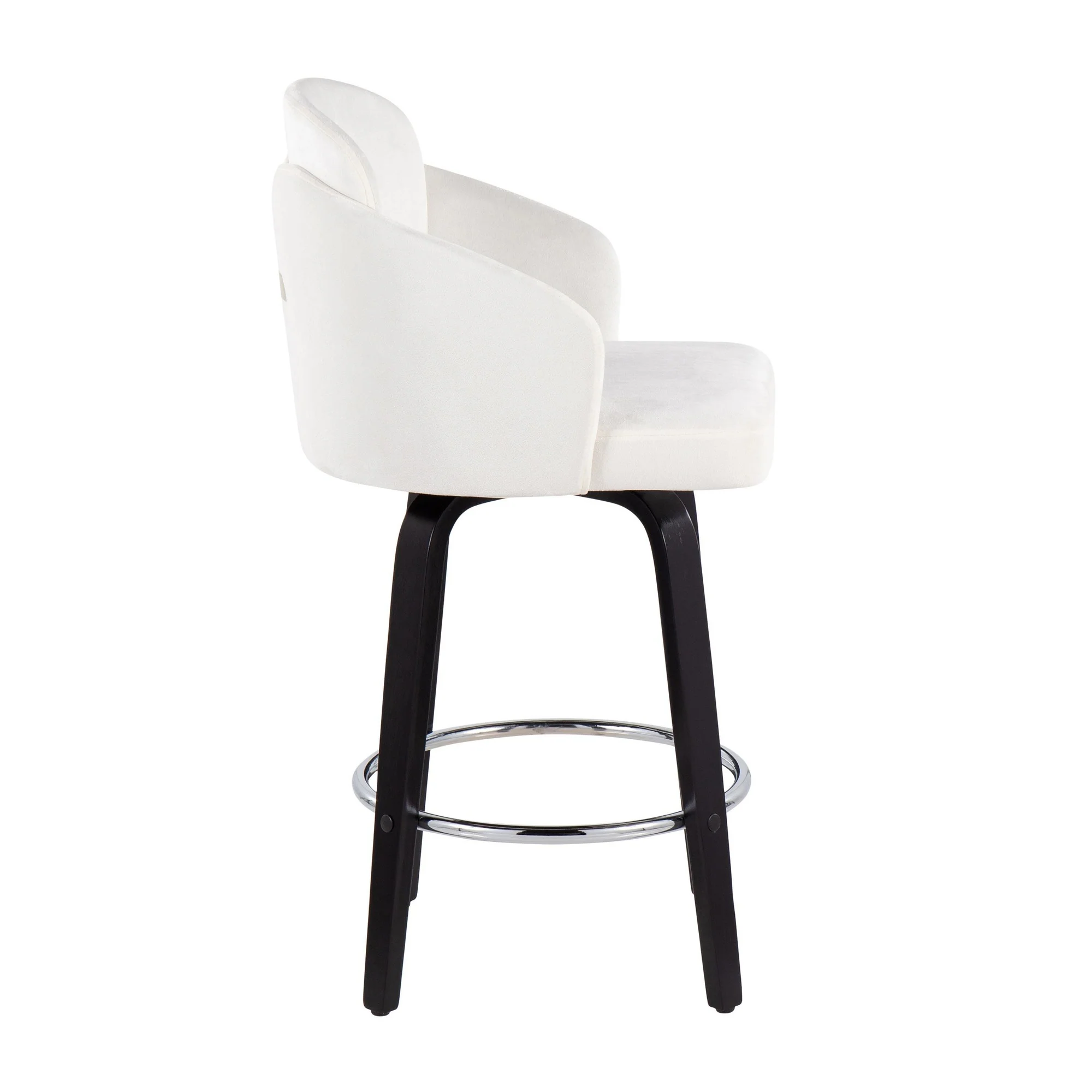 Dahlia Counter Stool - Set of 2 Black By LumiSource - B26-DAHLIA-R2 BKVBK2 - Image 14