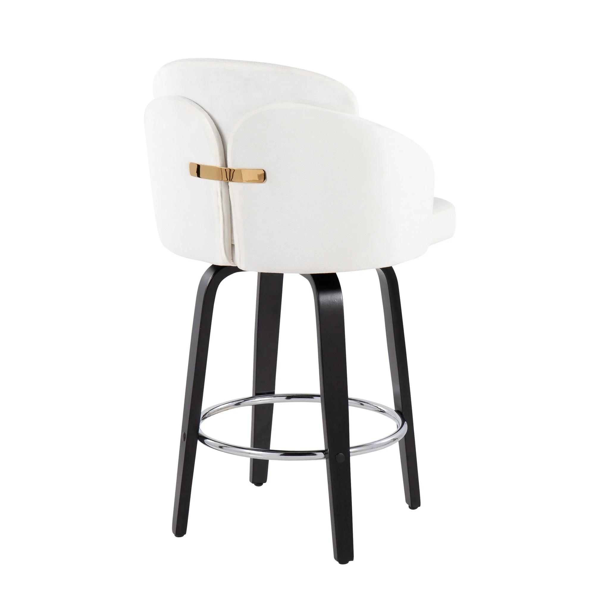 Dahlia Counter Stool - Set of 2 Black By LumiSource - B26-DAHLIA-R2 BKVBK2 - Image 15
