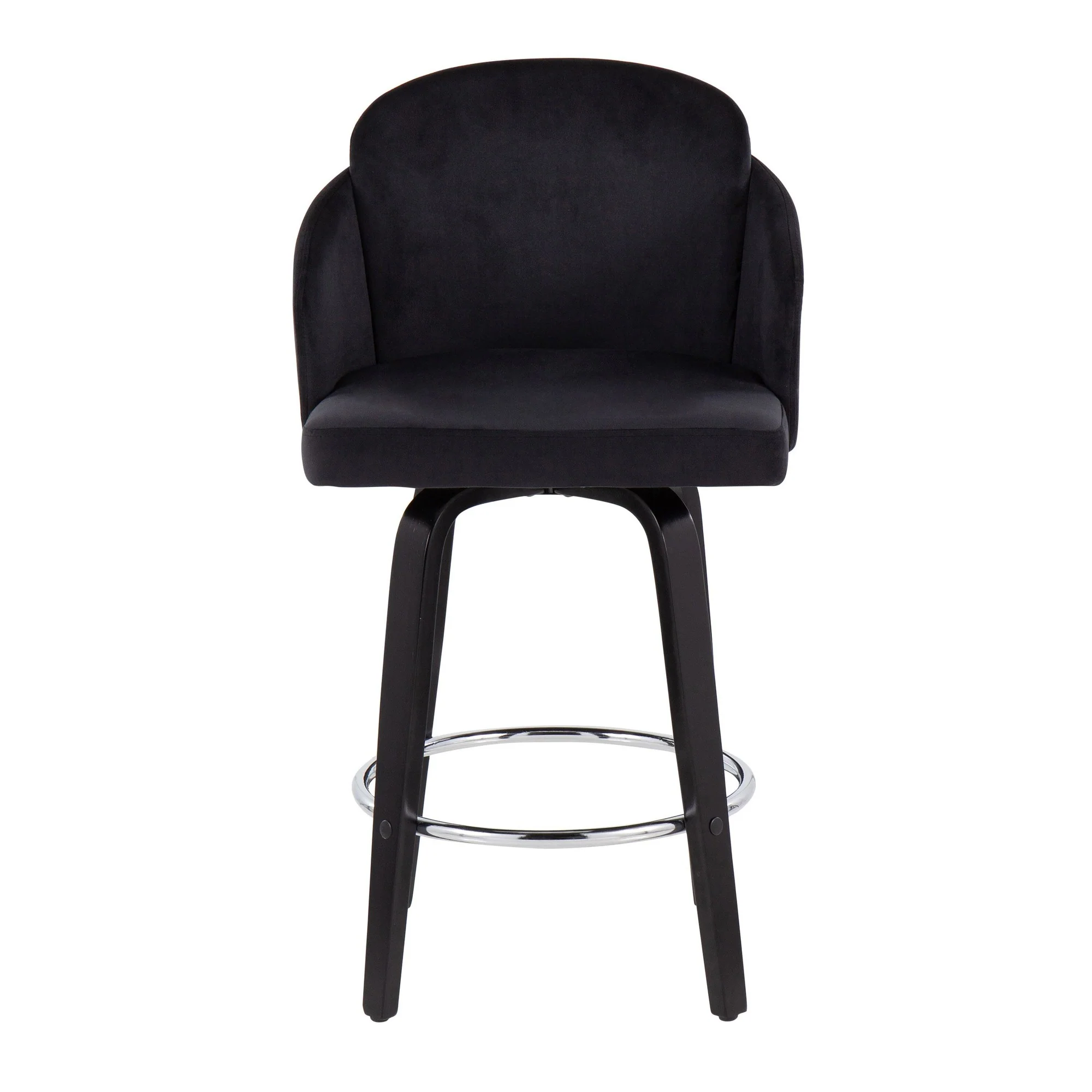 Dahlia Counter Stool - Set of 2 Black By LumiSource - B26-DAHLIA-R2 BKVBK2 - Image 2