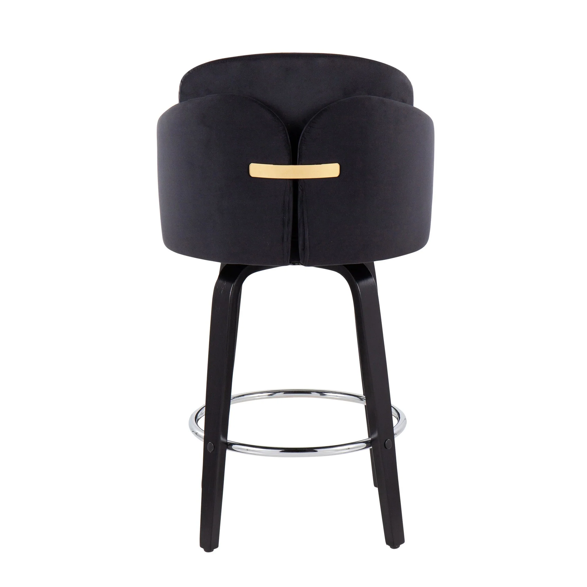 Dahlia Counter Stool - Set of 2 Black By LumiSource - B26-DAHLIA-R2 BKVBK2 - Image 8