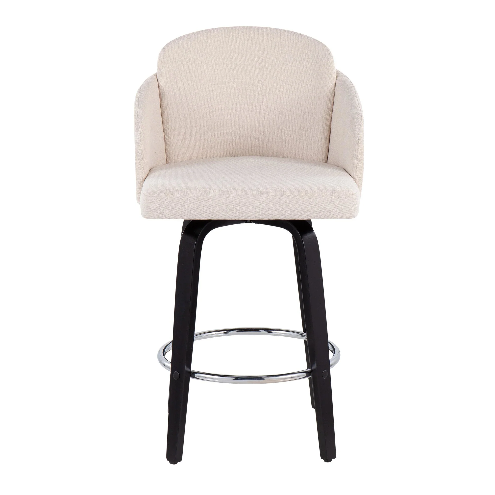 Dahlia Counter Stool - Set of 2 Cream By LumiSource - B26-DAHLIA-R2 BKCR2 - Image 2
