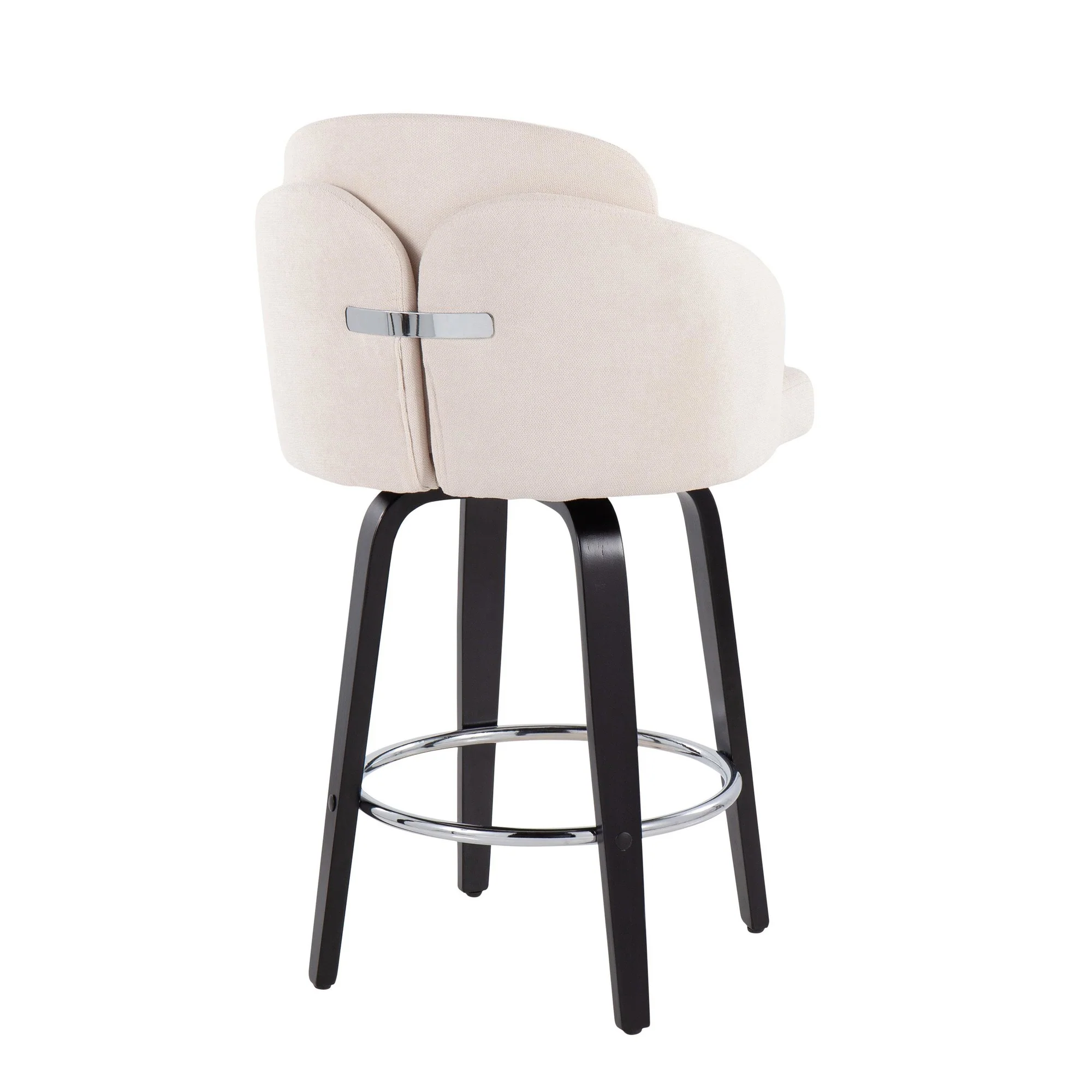 Dahlia Counter Stool - Set of 2 Cream By LumiSource - B26-DAHLIA-R2 BKCR2 - Image 7