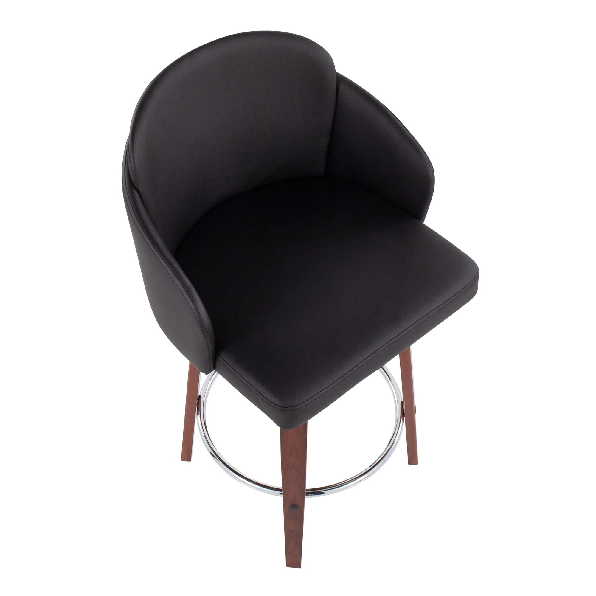 Dahlia Counter Stool - Set of 2 Black By LumiSource - B26-DAHLIA-R2 WLPUBK2 - Image 3
