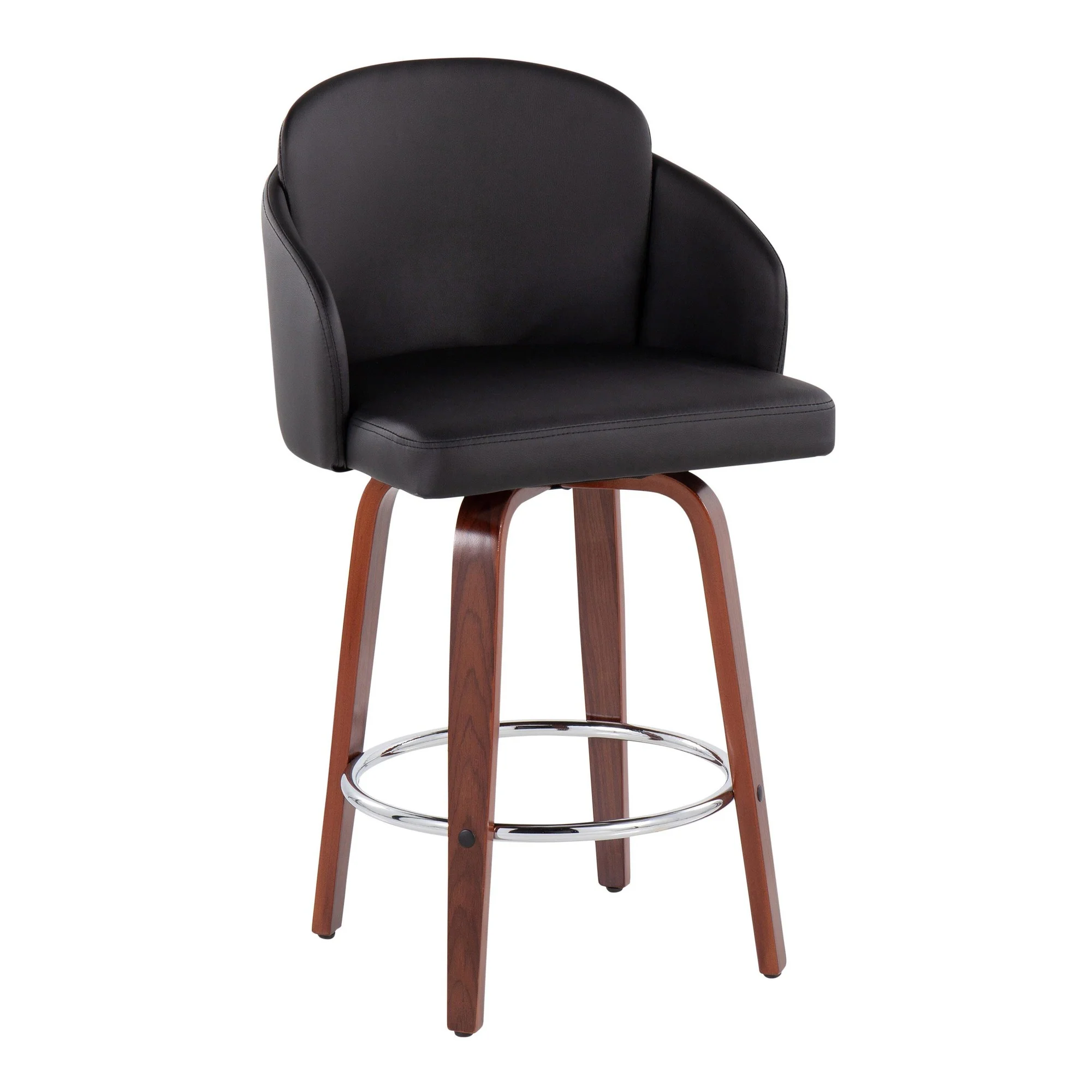 Dahlia Counter Stool - Set of 2 Black By LumiSource - B26-DAHLIA-R2 WLPUBK2 - Image 5