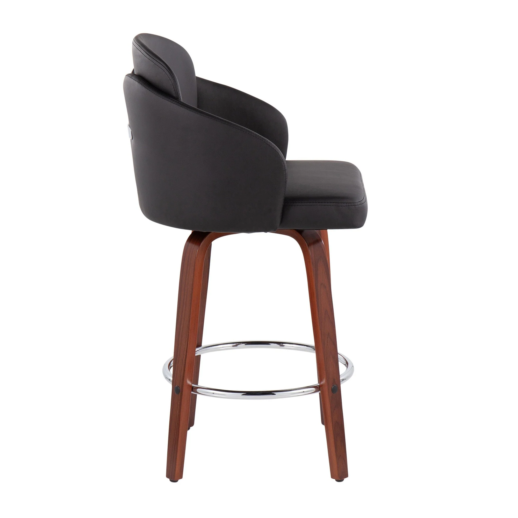 Dahlia Counter Stool - Set of 2 Black By LumiSource - B26-DAHLIA-R2 WLPUBK2 - Image 6