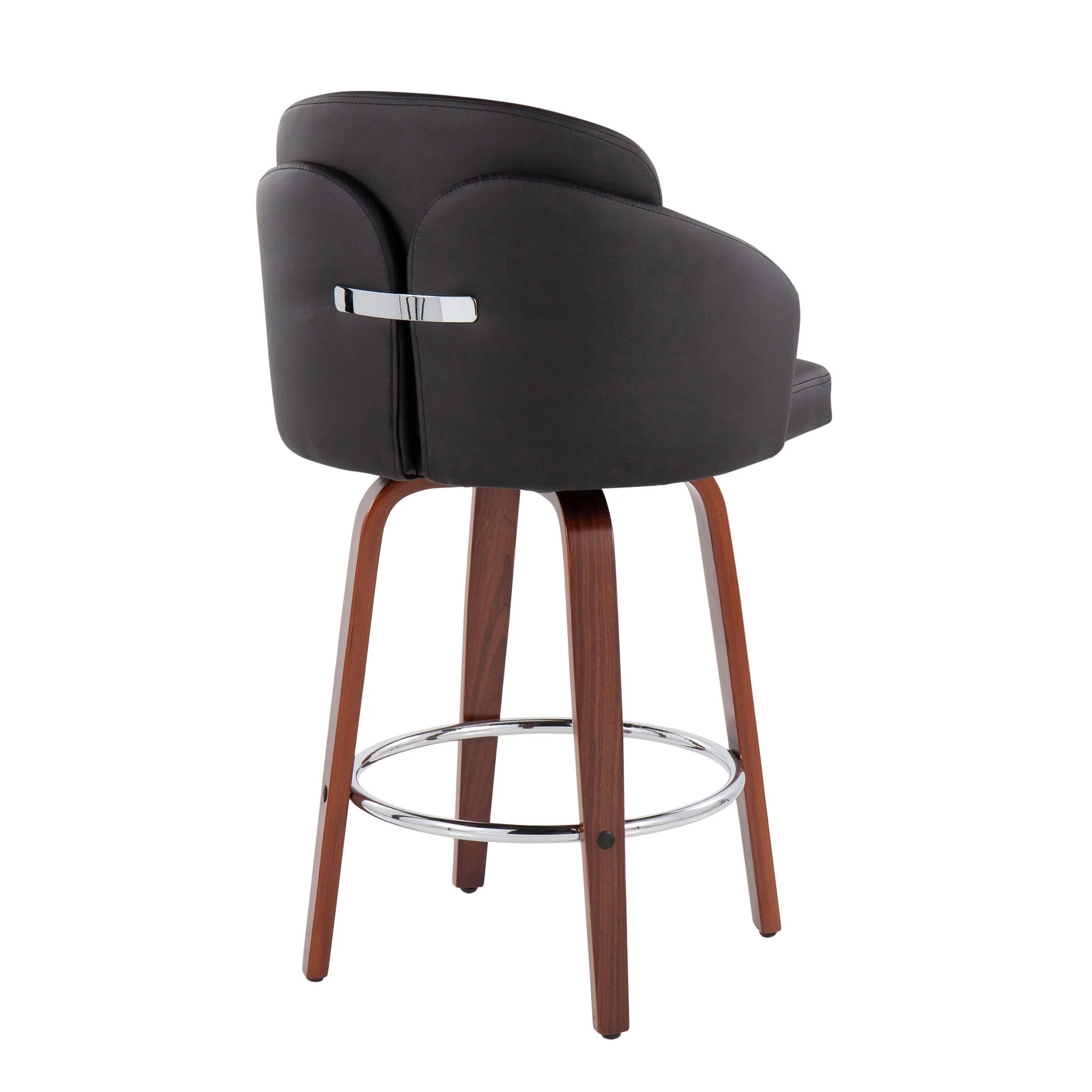 Dahlia Counter Stool - Set of 2 Black By LumiSource - B26-DAHLIA-R2 WLPUBK2 - Image 7