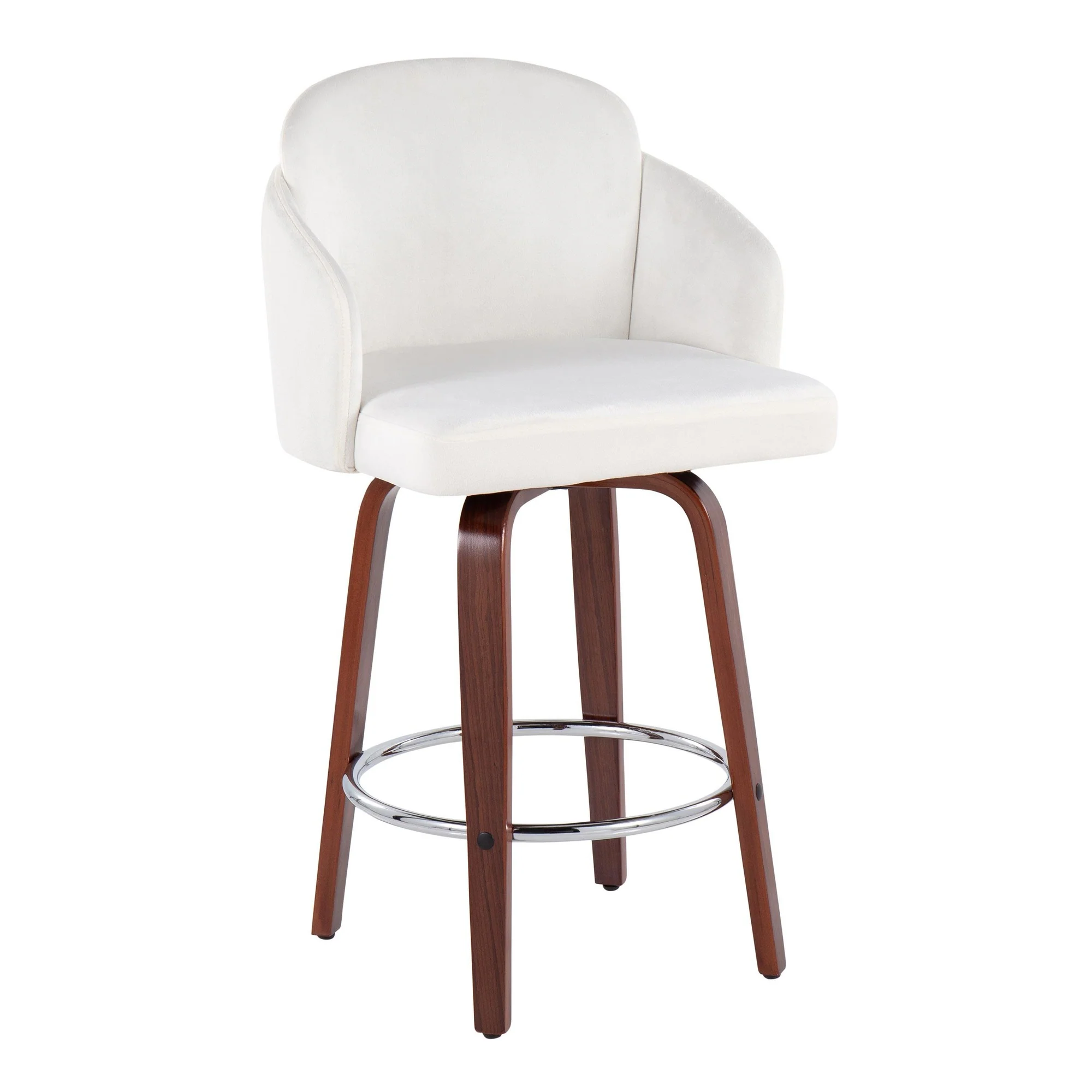 Dahlia Counter Stool - Set of 2 Black By LumiSource - B26-DAHLIA-R2 WLVBK2 - Image 13