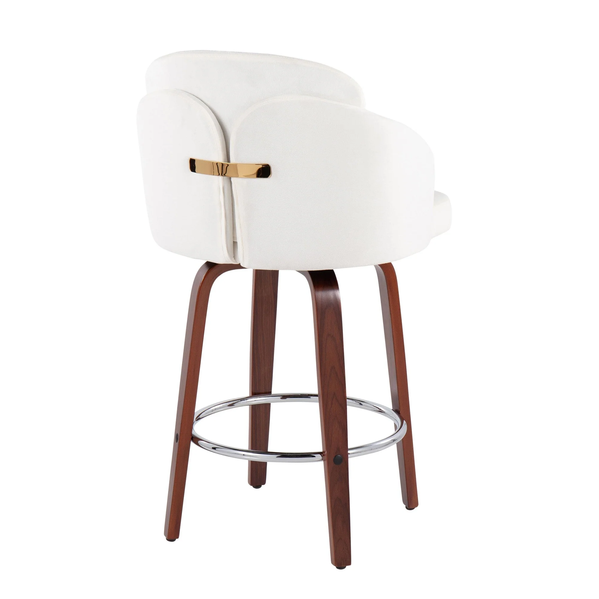 Dahlia Counter Stool - Set of 2 Black By LumiSource - B26-DAHLIA-R2 WLVBK2 - Image 15